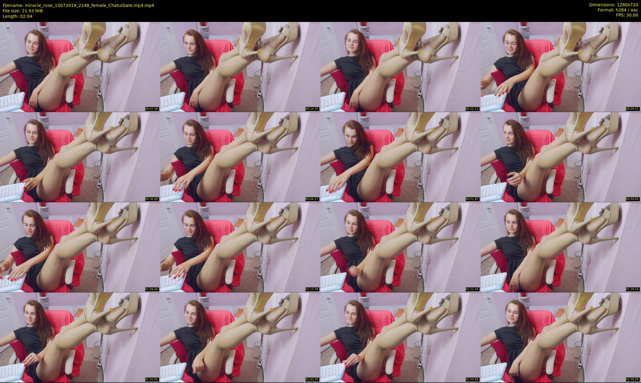 miracle_rose — 3 minute Chaturbate female cam show recording, 720p, Jul 15, 2019