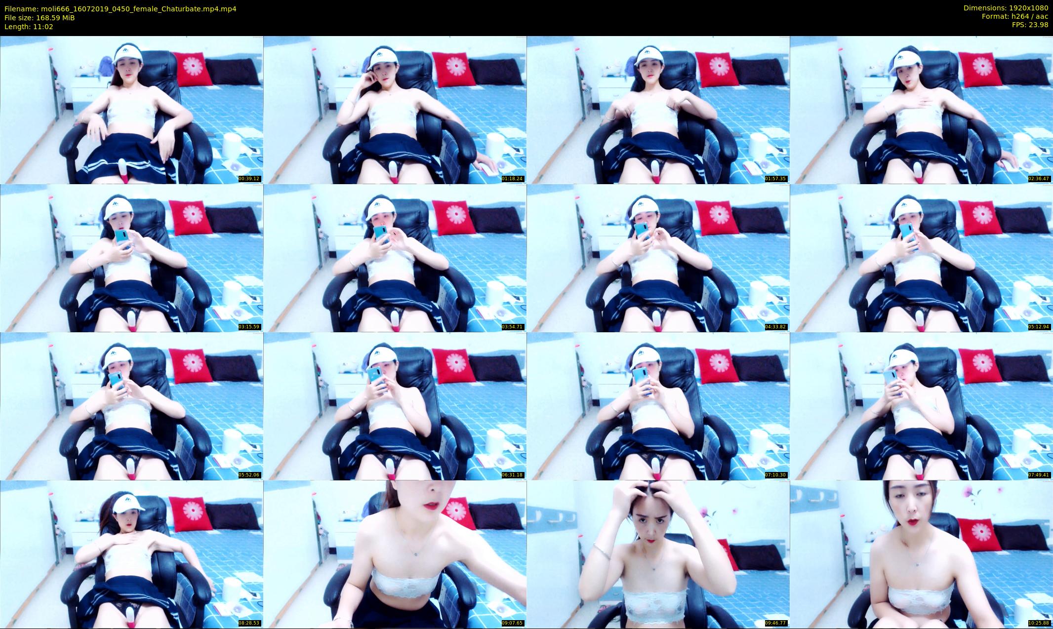 moli666 — 12 minute Chaturbate female cam show recording, 1080p, Jul 16, 2019