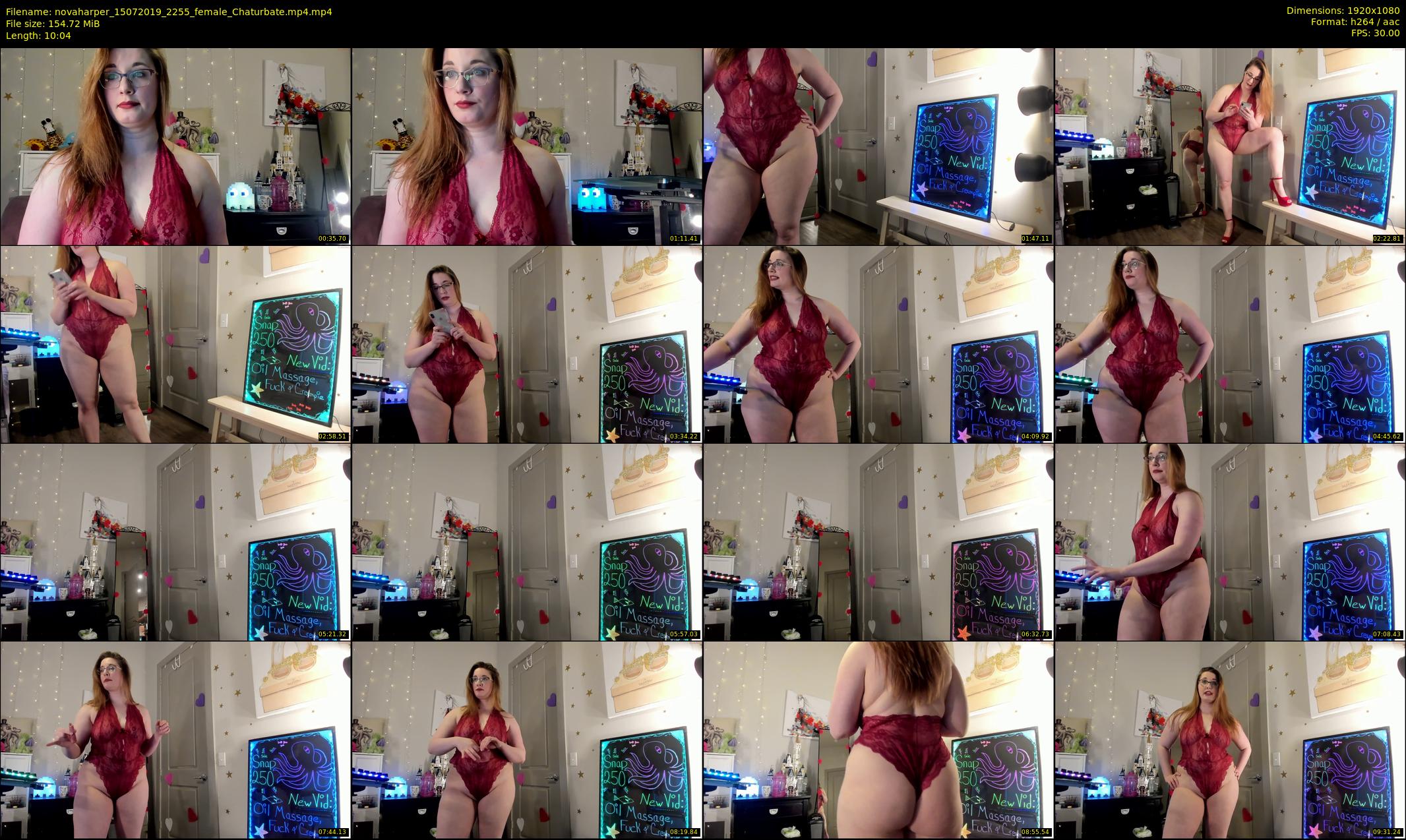 novaharper — 11 minute Chaturbate female cam show recording, 1080p, Jul 15, 2019