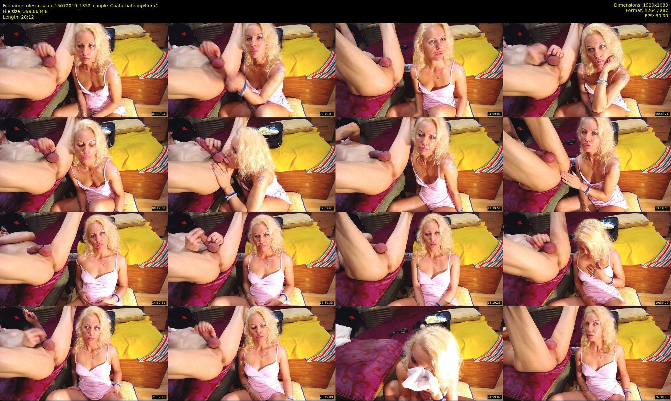 olesia_sean — 29 minute Chaturbate couple cam show recording, 1080p, Jul 15, 2019