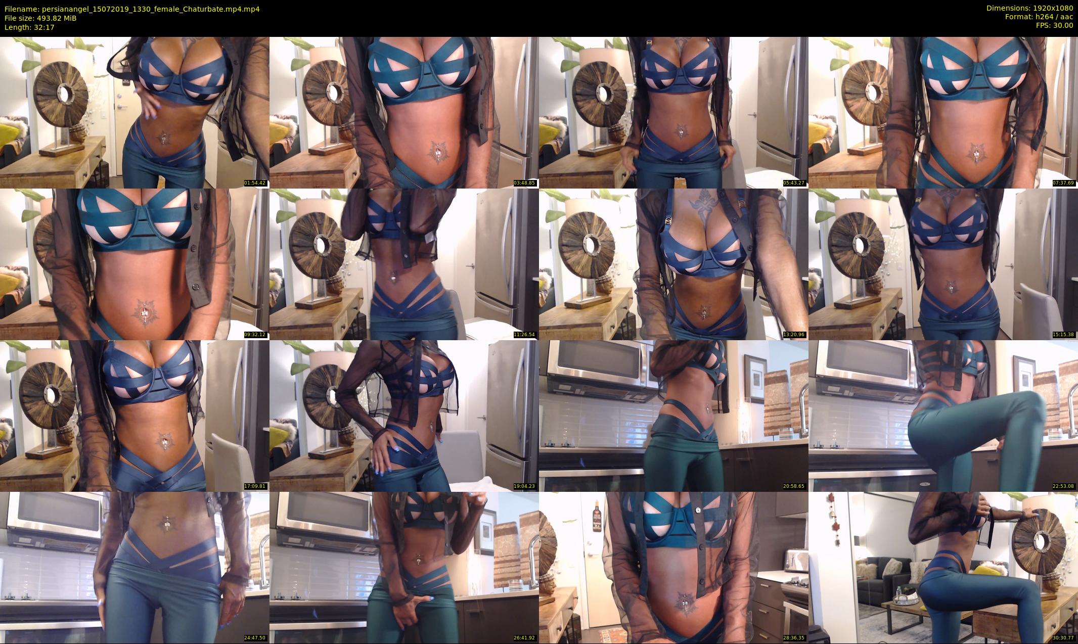persianangel — 33 minute Chaturbate female cam show recording, 1080p, Jul 15, 2019