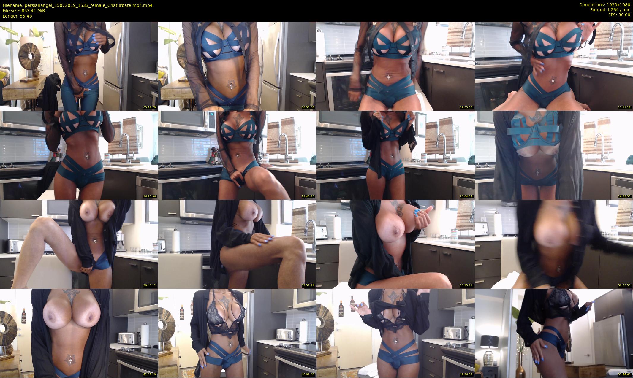 persianangel — 56 minute Chaturbate female cam show recording, 1080p, Jul 15, 2019