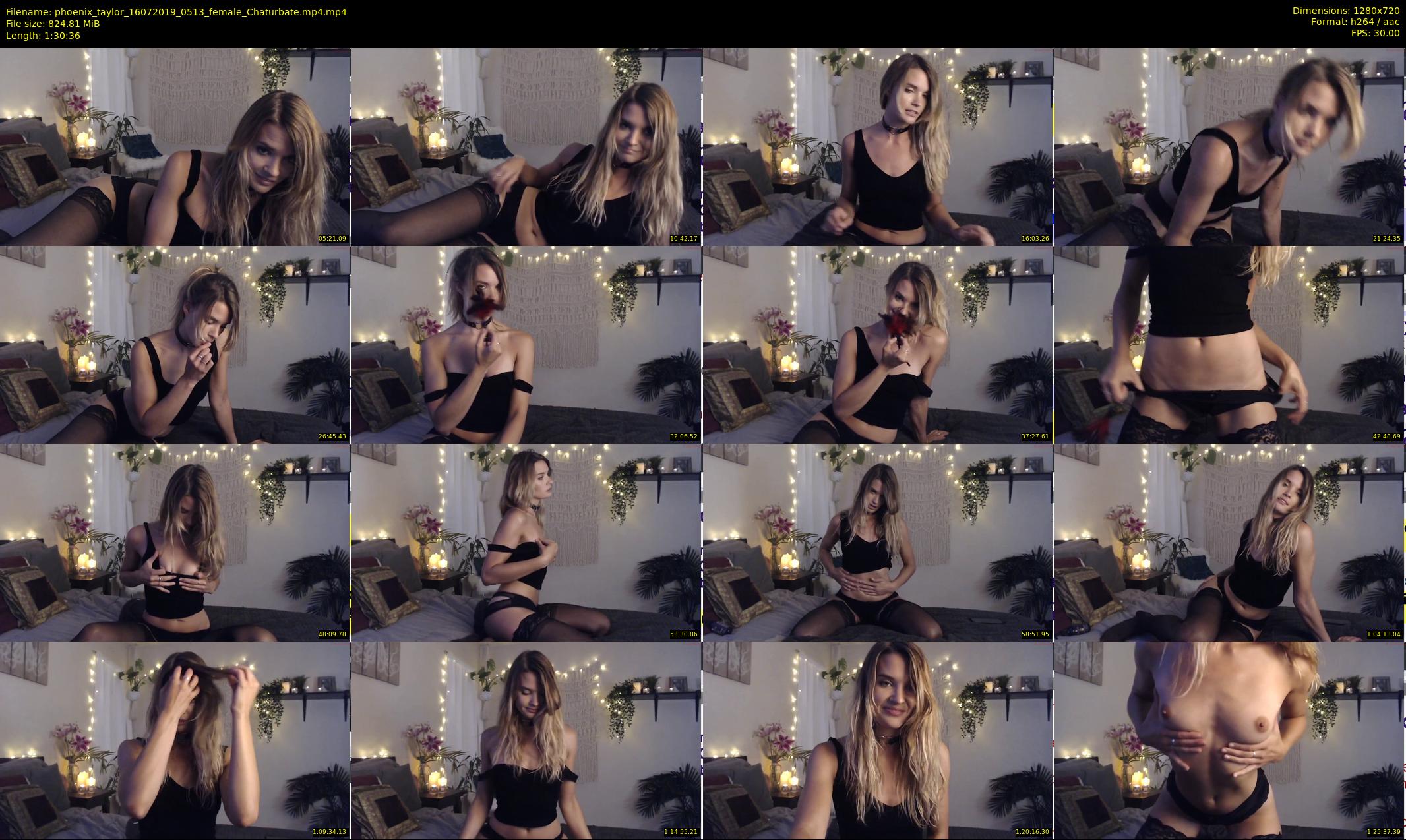 phoenix_taylor — 91 minute Chaturbate female cam show recording, 720p, Jul 16, 2019