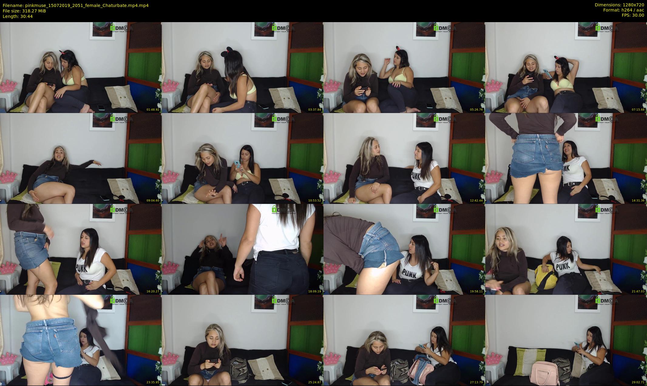 pinkmuse — 31 minute Chaturbate couple cam show recording, 720p, Jul 15, 2019