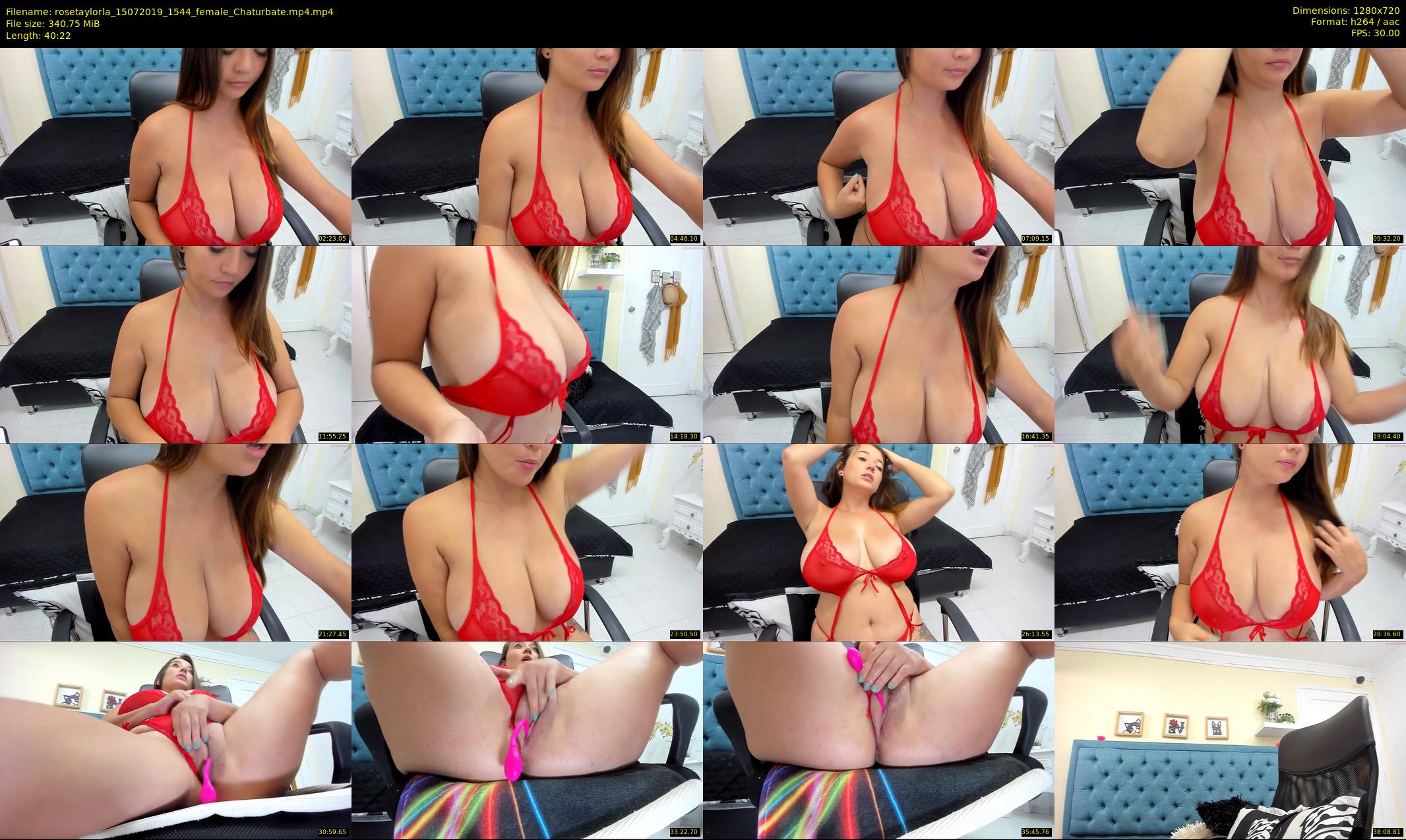 rosetaylorla — 41 minute Chaturbate female cam show recording, 720p, Jul 15, 2019