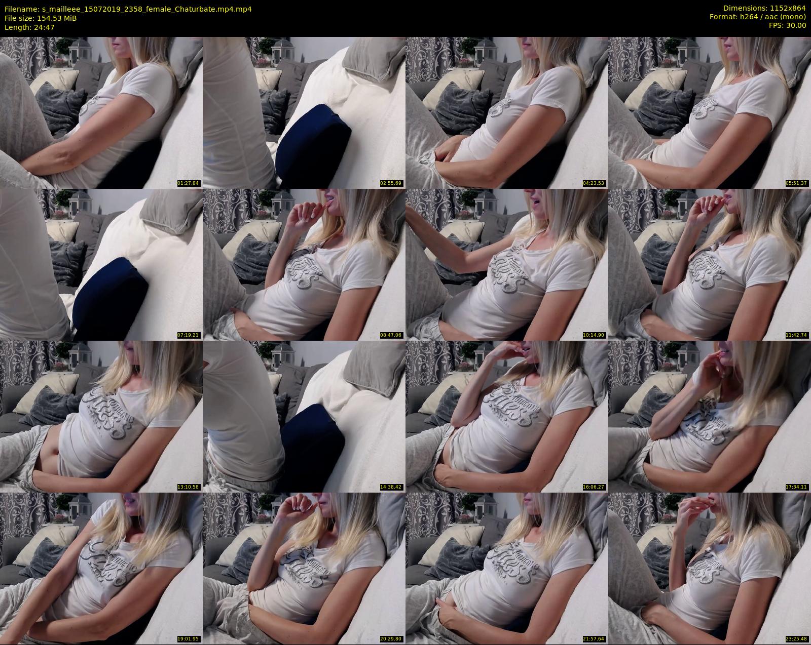 s_mailleee — 25 minute Chaturbate female cam show recording, 720p, Jul 15, 2019