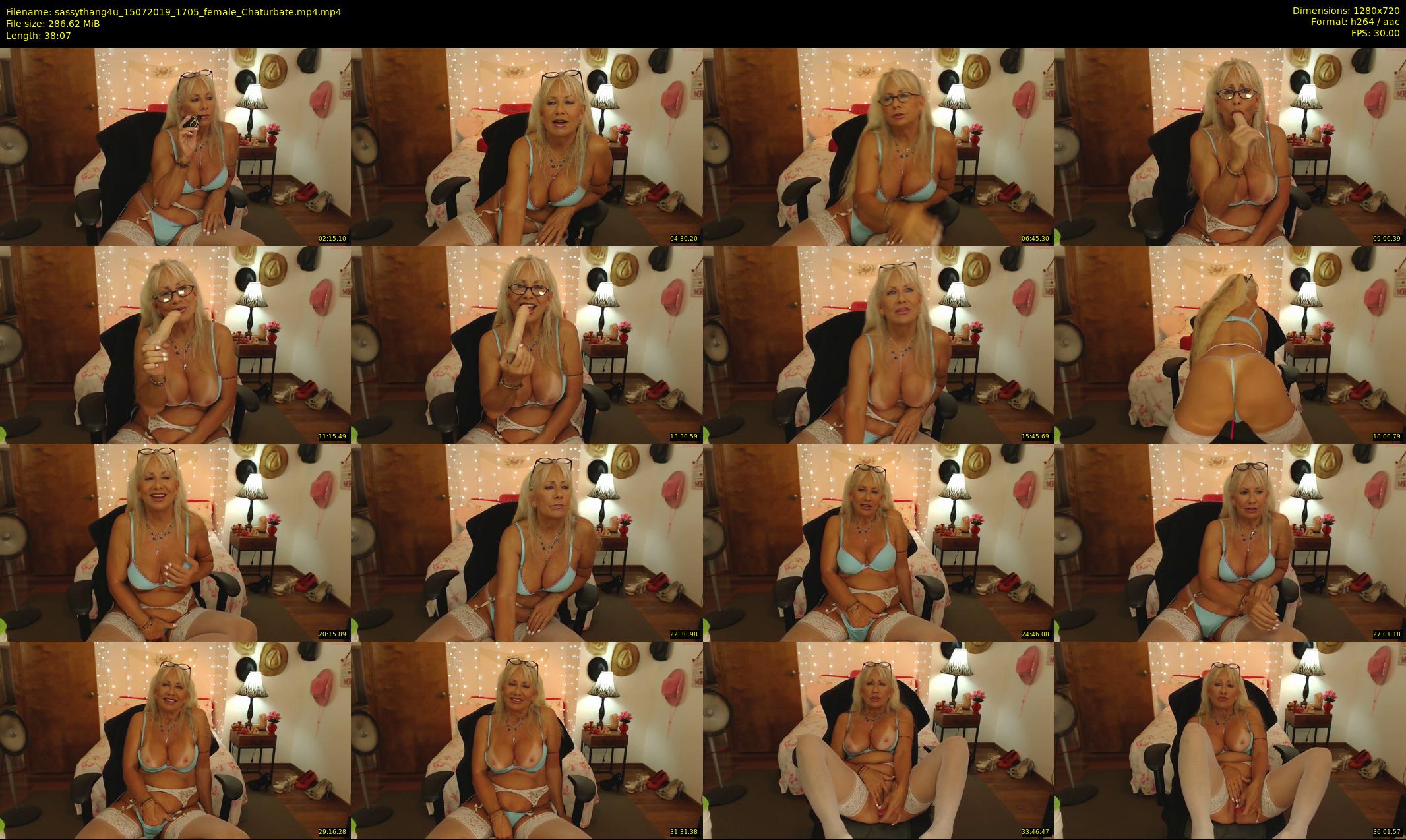sassythang4u — 39 minute Chaturbate female cam show recording, 720p, Jul 15, 2019