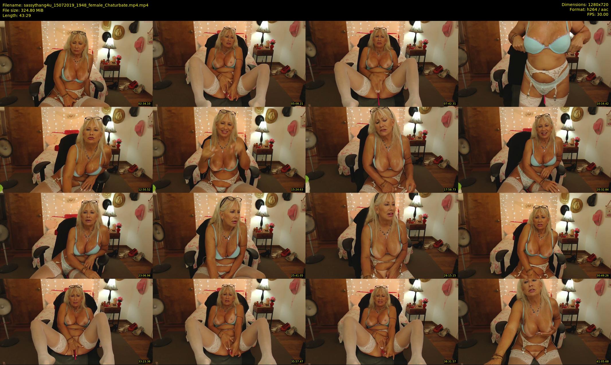 sassythang4u — 44 minute Chaturbate female cam show recording, 720p, Jul 15, 2019