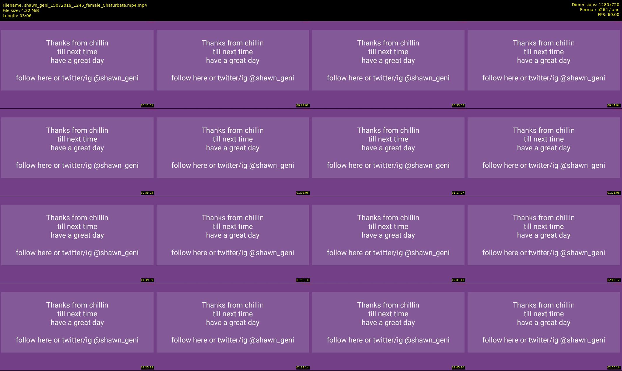 shawn_geni — 4 minute Chaturbate couple cam show recording, 720p, Jul 15, 2019