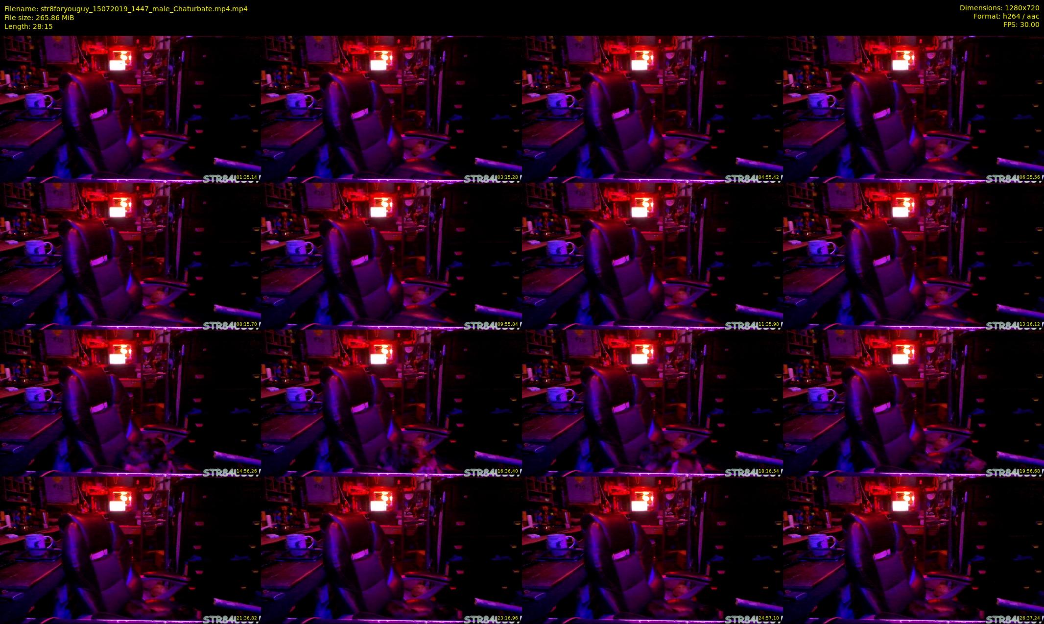 str8foryouguy — 29 minute Chaturbate male cam show recording, 720p, Jul 15, 2019