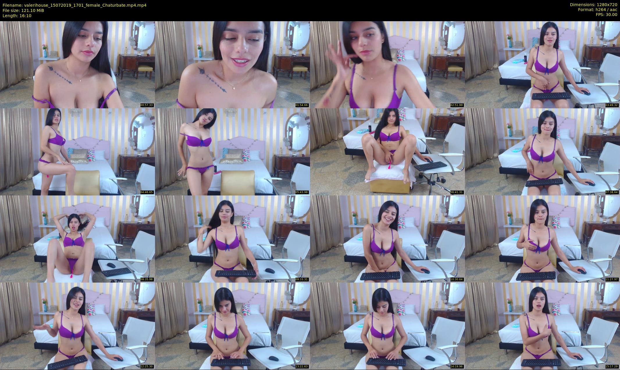 valerihouse — 17 minute Chaturbate female cam show recording, 720p, Jul 15, 2019