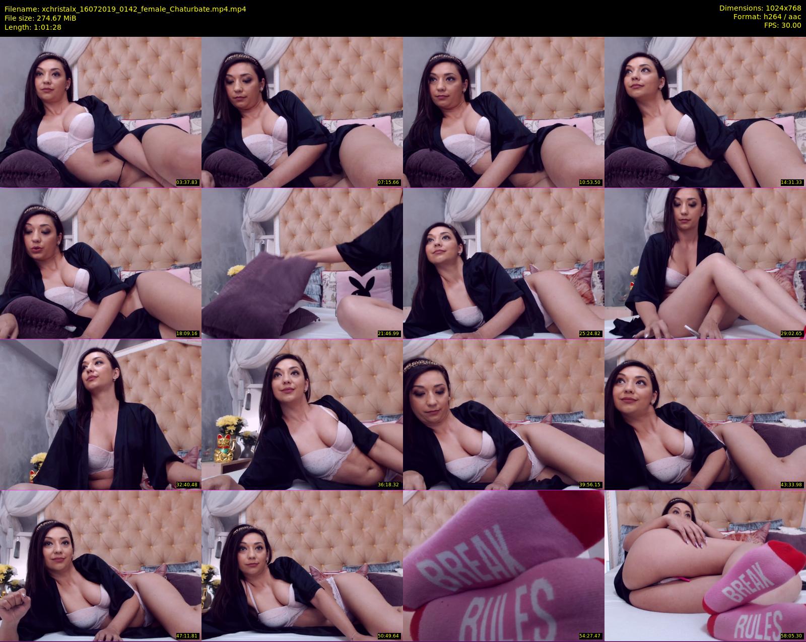 xchristalx — 62 minute Chaturbate female cam show recording, 720p, Jul 16, 2019