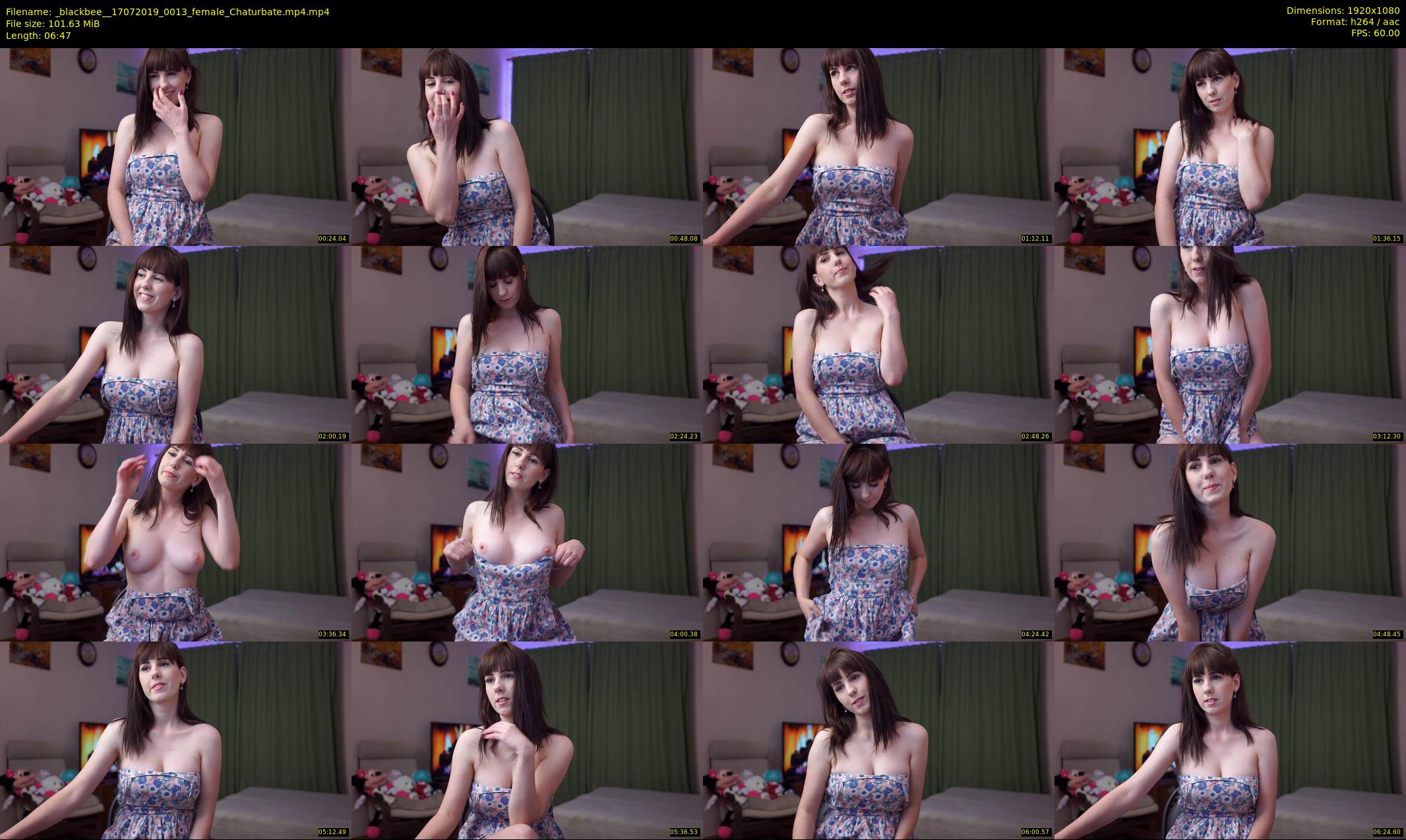 _blackbee_ — 7 minute Chaturbate female cam show recording, 1080p, Jul 17, 2019
