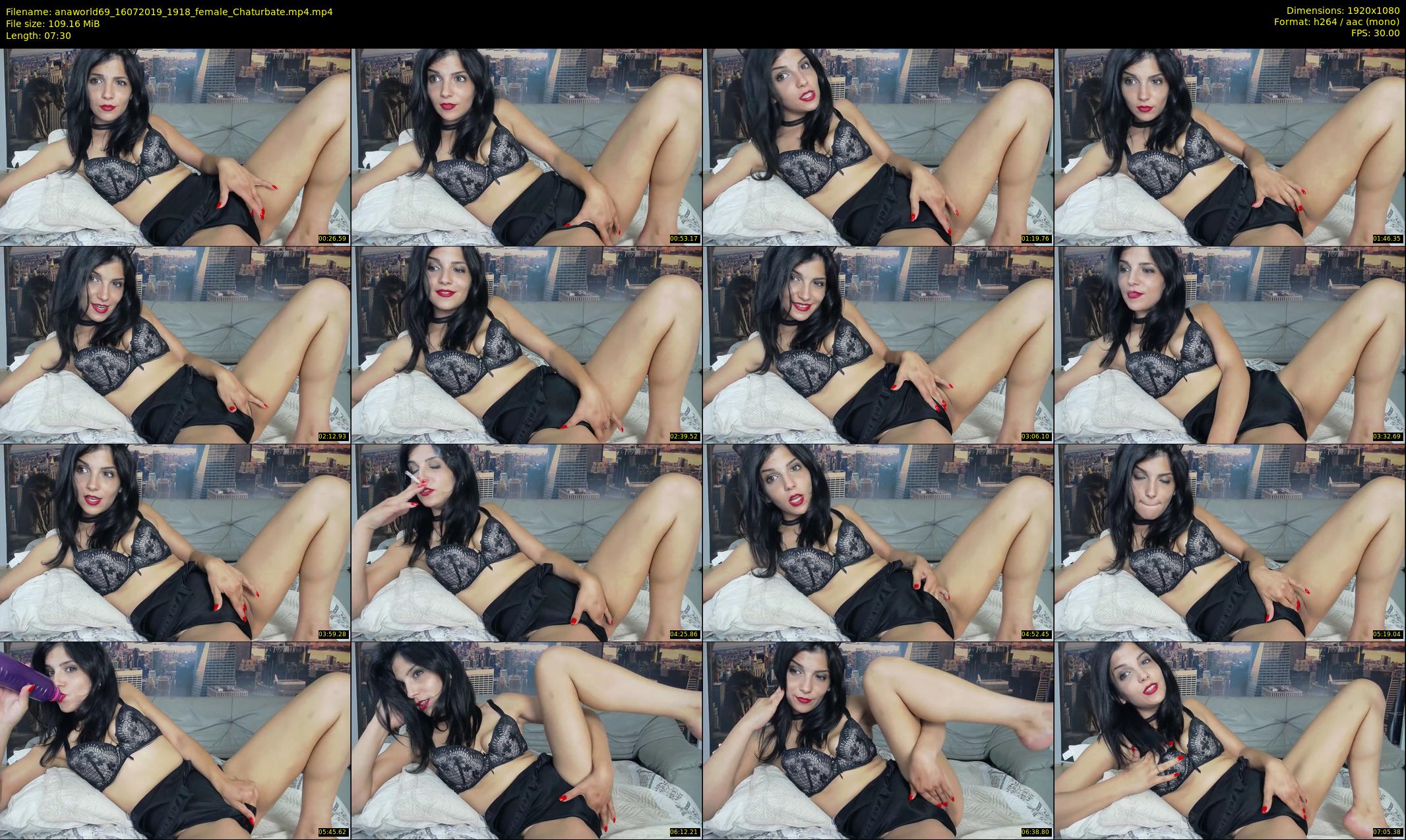 anaworld69 — 8 minute Chaturbate female cam show recording, 1080p, Jul 16, 2019