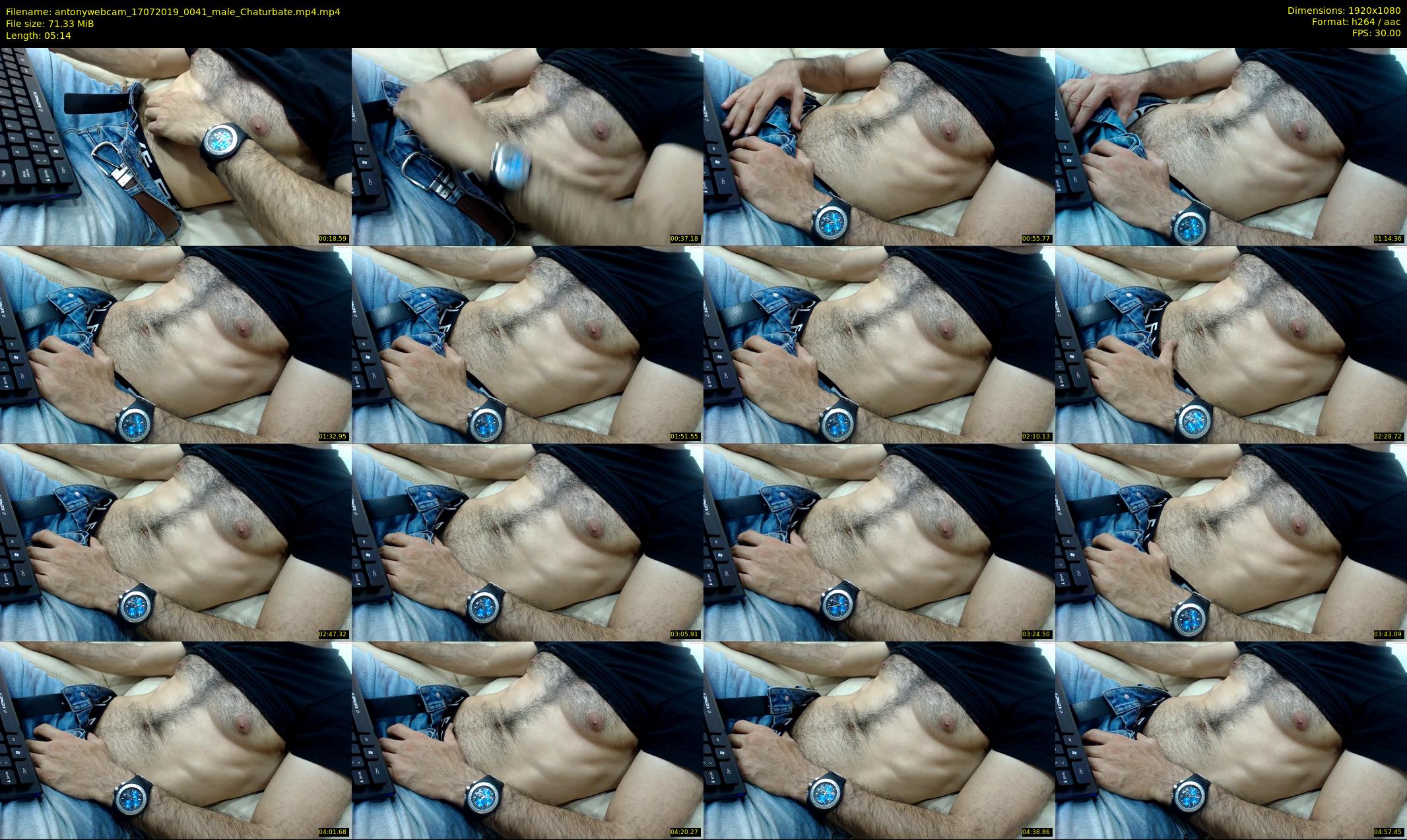 antonywebcam — 6 minute Chaturbate male cam show recording, 1080p, Jul 17, 2019
