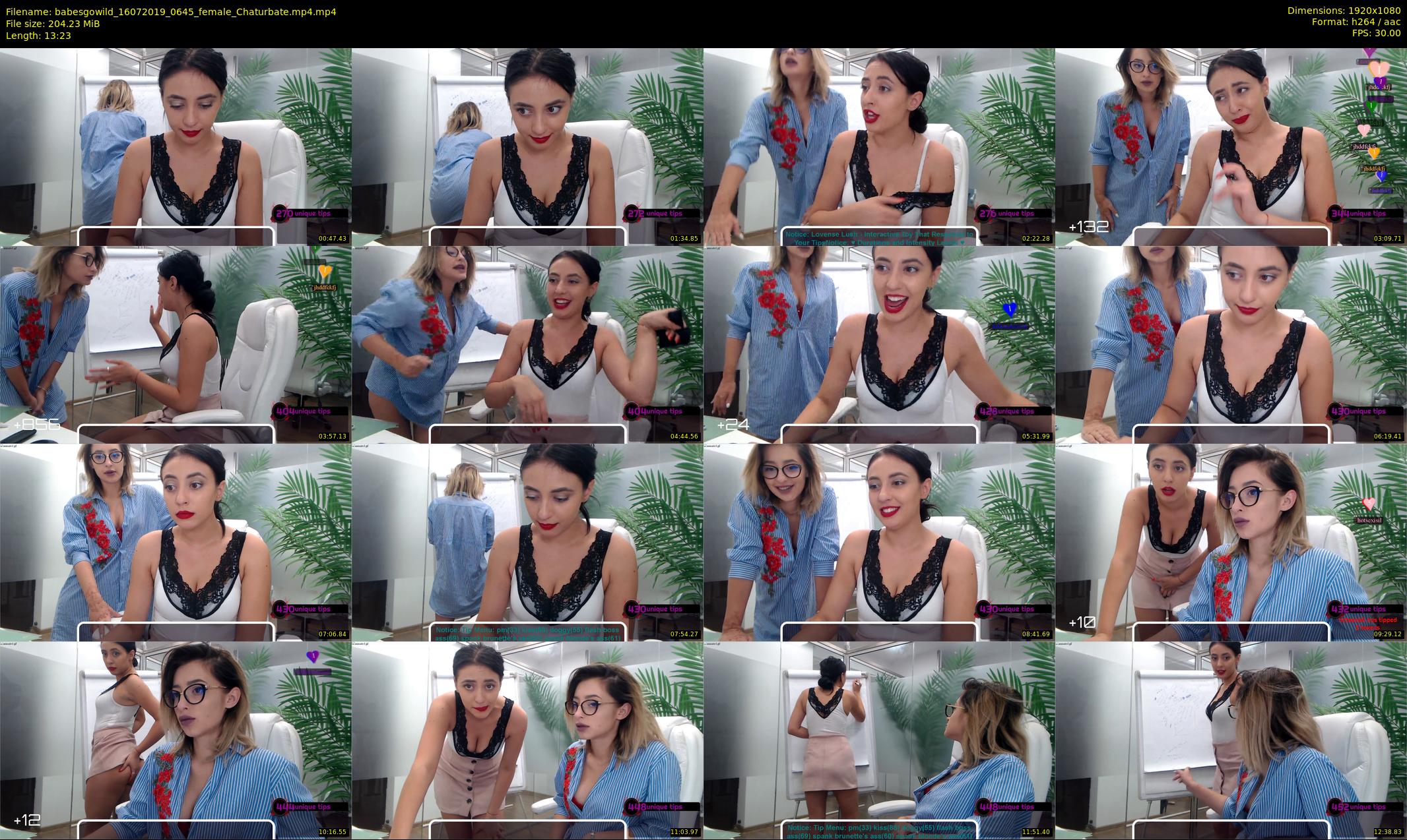 babesgowild — 14 minute Chaturbate couple cam show recording, 1080p, Jul 16, 2019