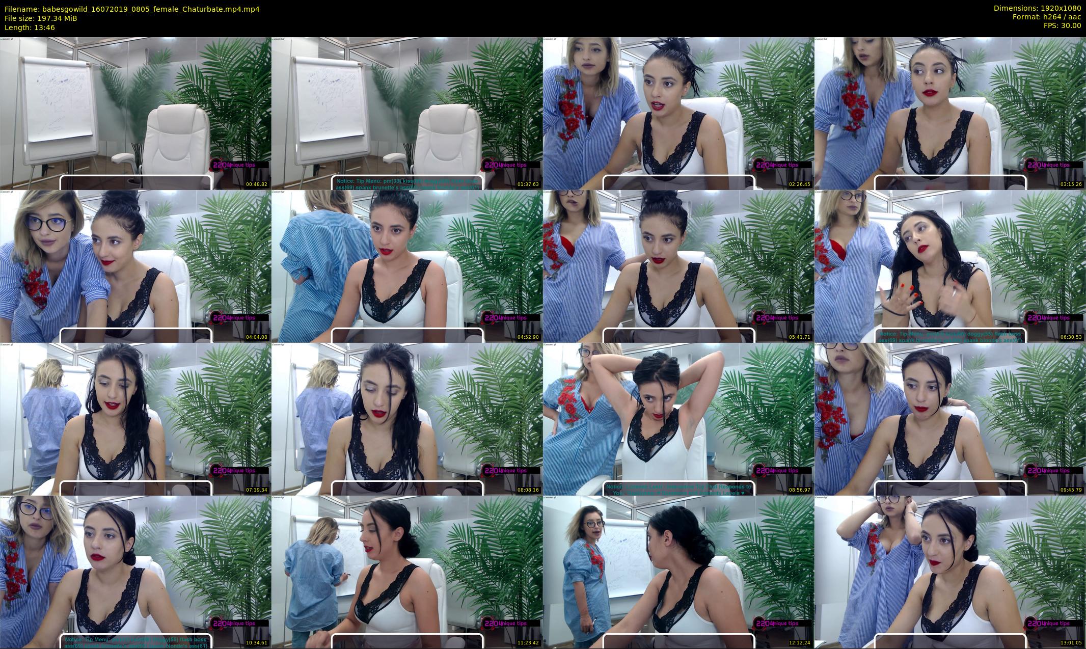 babesgowild — 14 minute Chaturbate couple cam show recording, 1080p, Jul 16, 2019