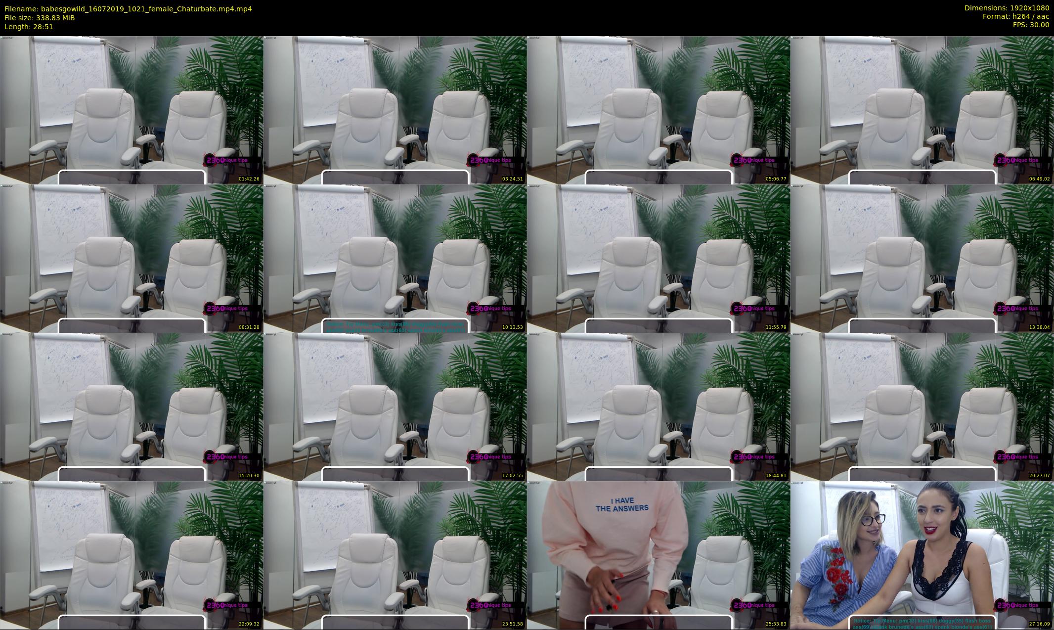 babesgowild — 29 minute Chaturbate couple cam show recording, 1080p, Jul 16, 2019