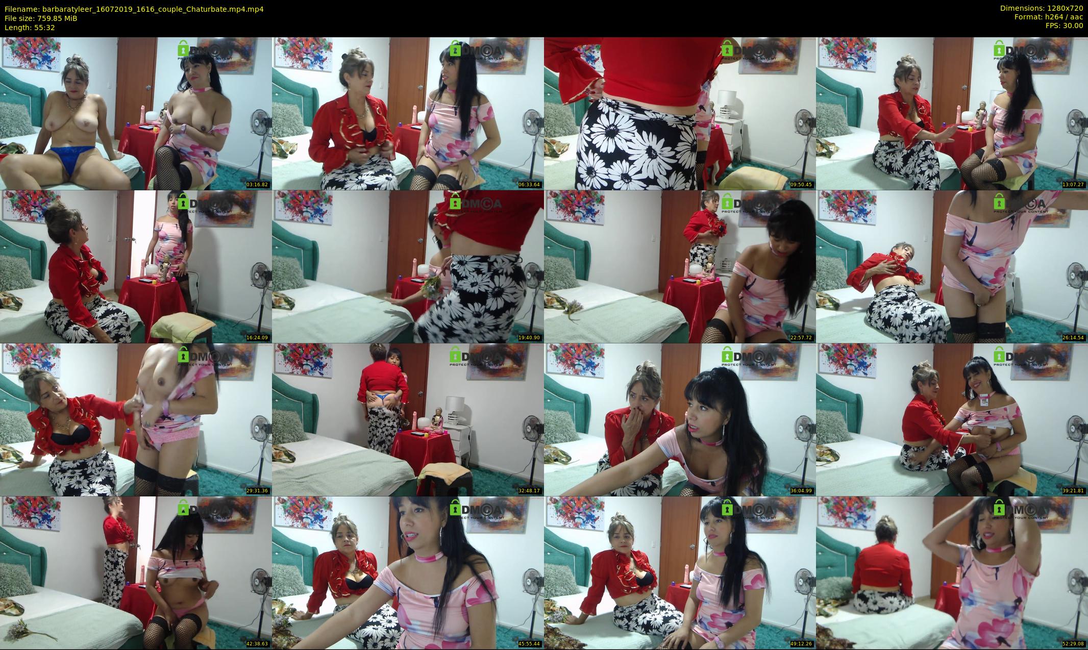 barbaratyleer — 56 minute Chaturbate couple cam show recording, 720p, Jul 16, 2019