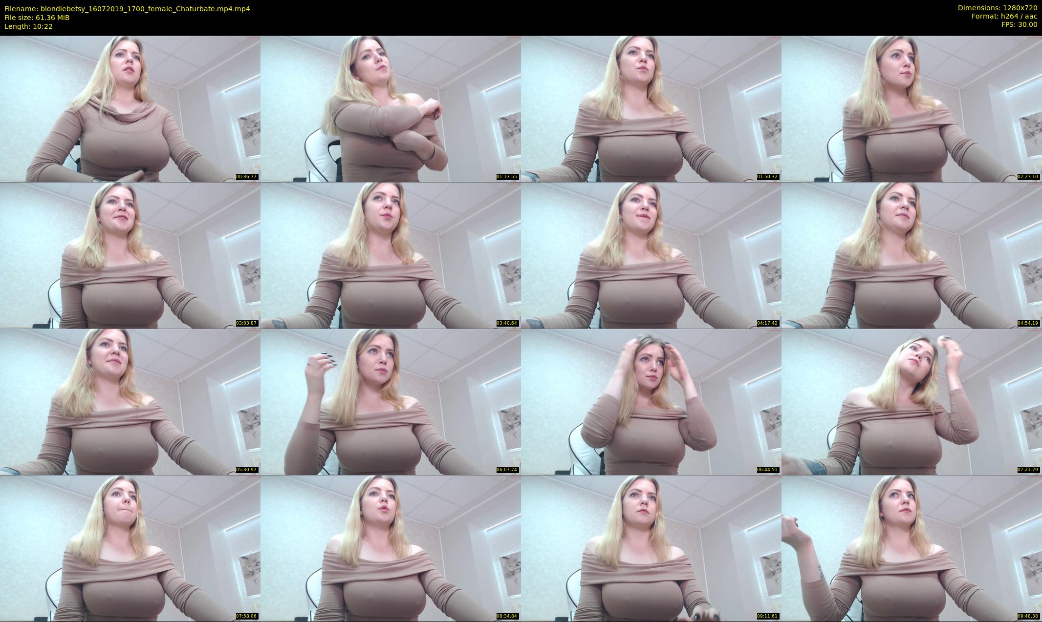 blondiebetsy — 11 minute Chaturbate female cam show recording, 720p, Jul 16, 2019