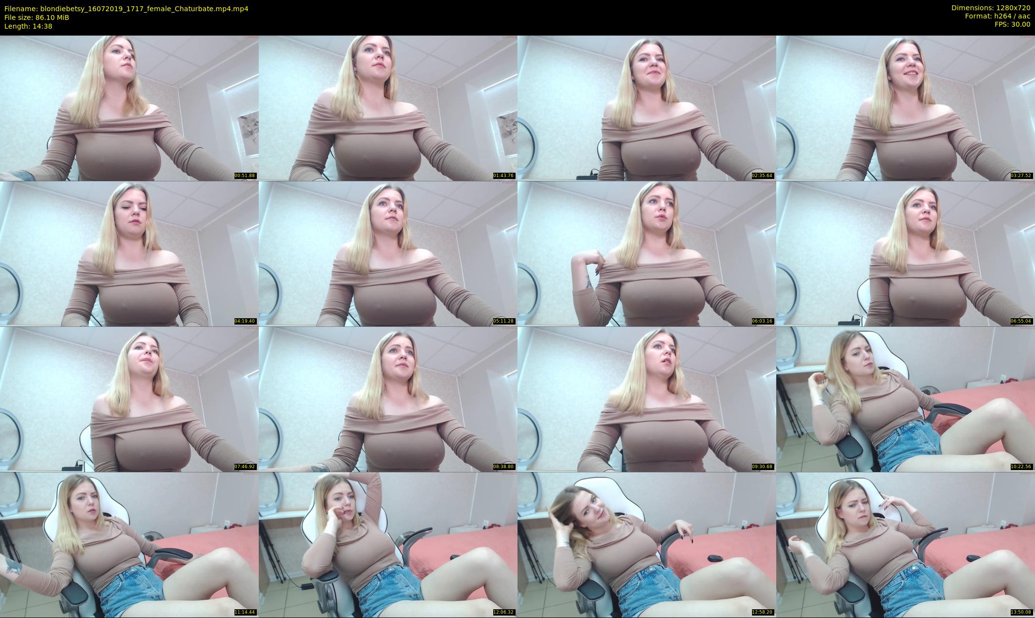 blondiebetsy — 15 minute Chaturbate female cam show recording, 720p, Jul 16, 2019