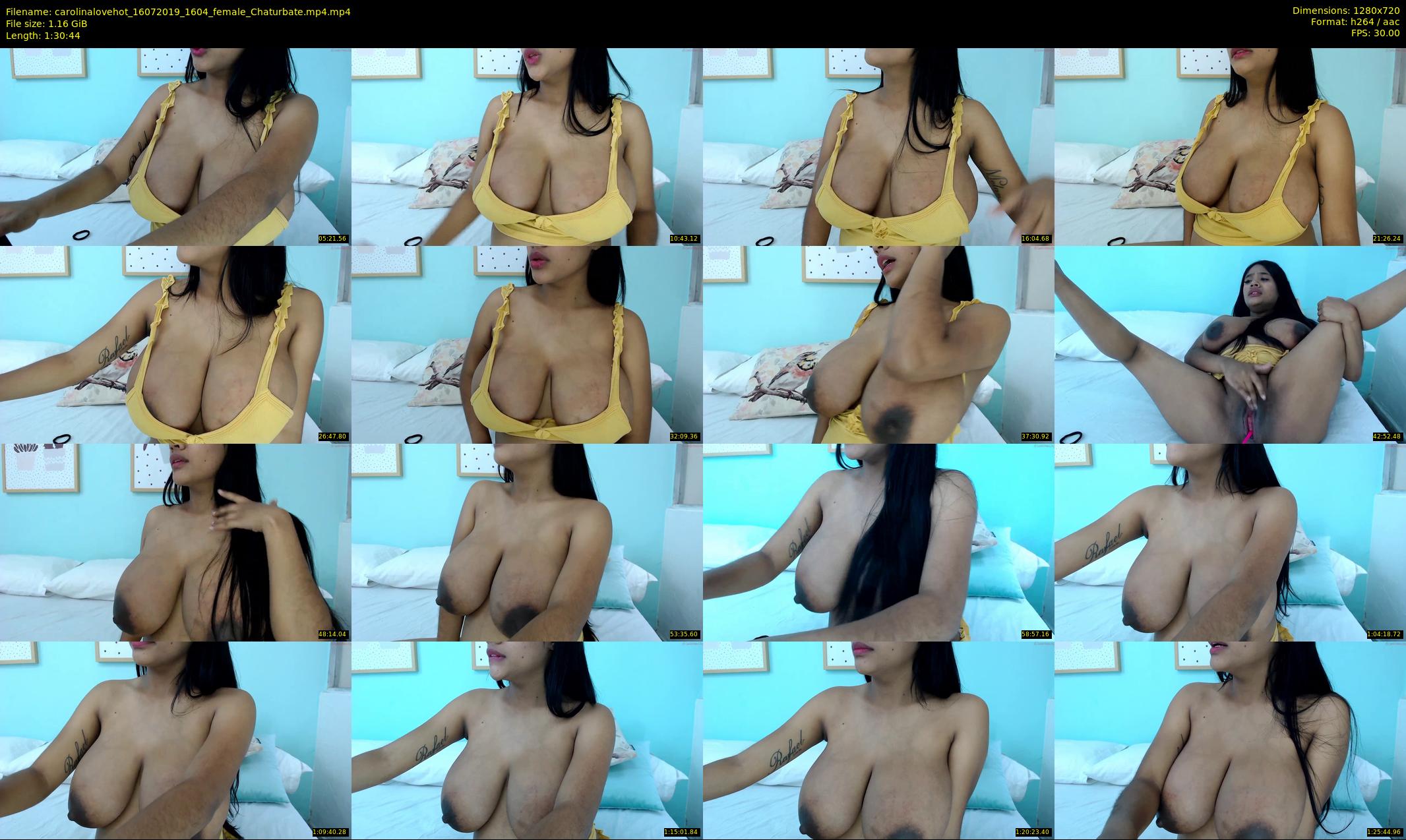 carolinalovehot — 91 minute Chaturbate female cam show recording, 720p, Jul 16, 2019