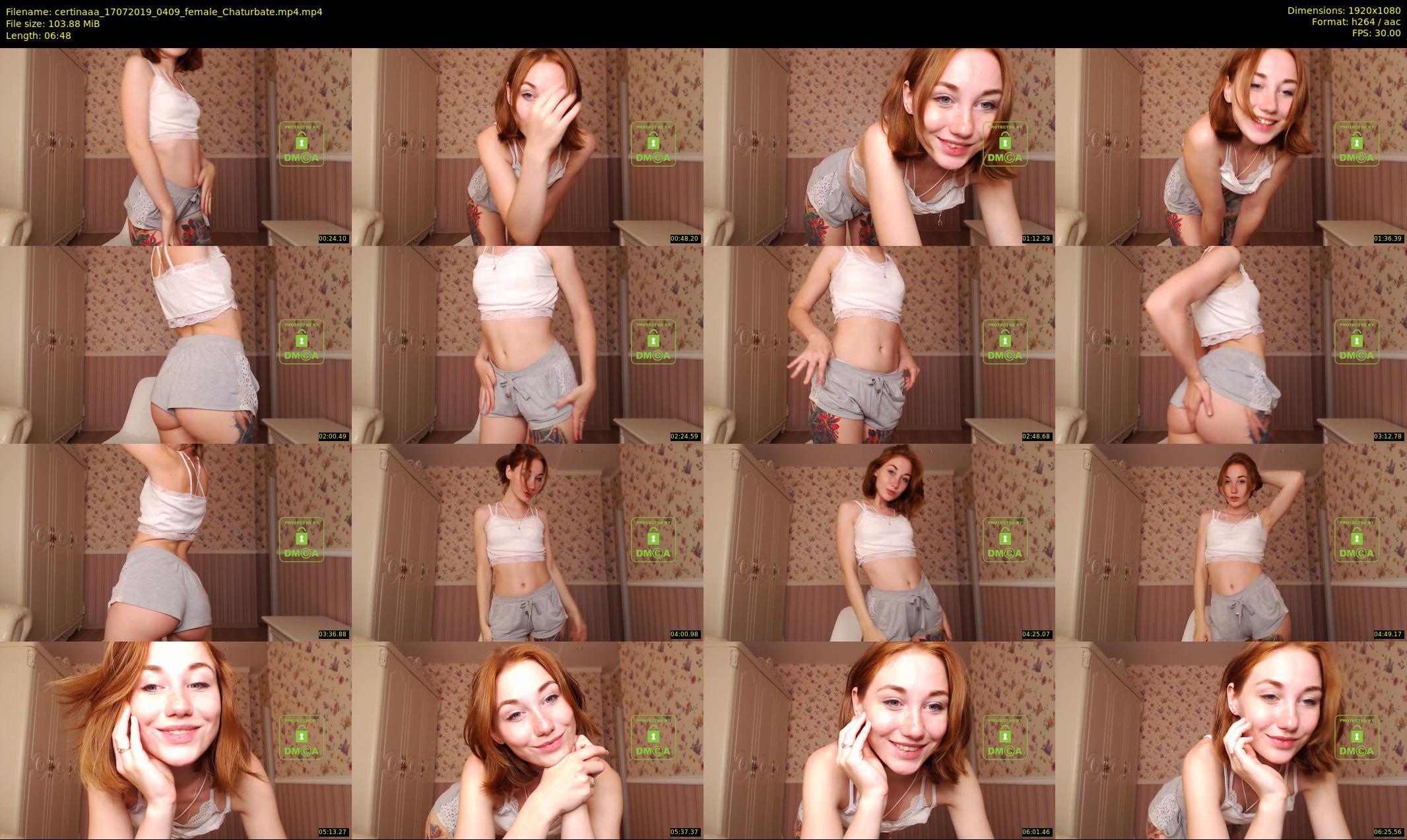 certinaaa — 7 minute Chaturbate female cam show recording, 1080p, Jul 17, 2019