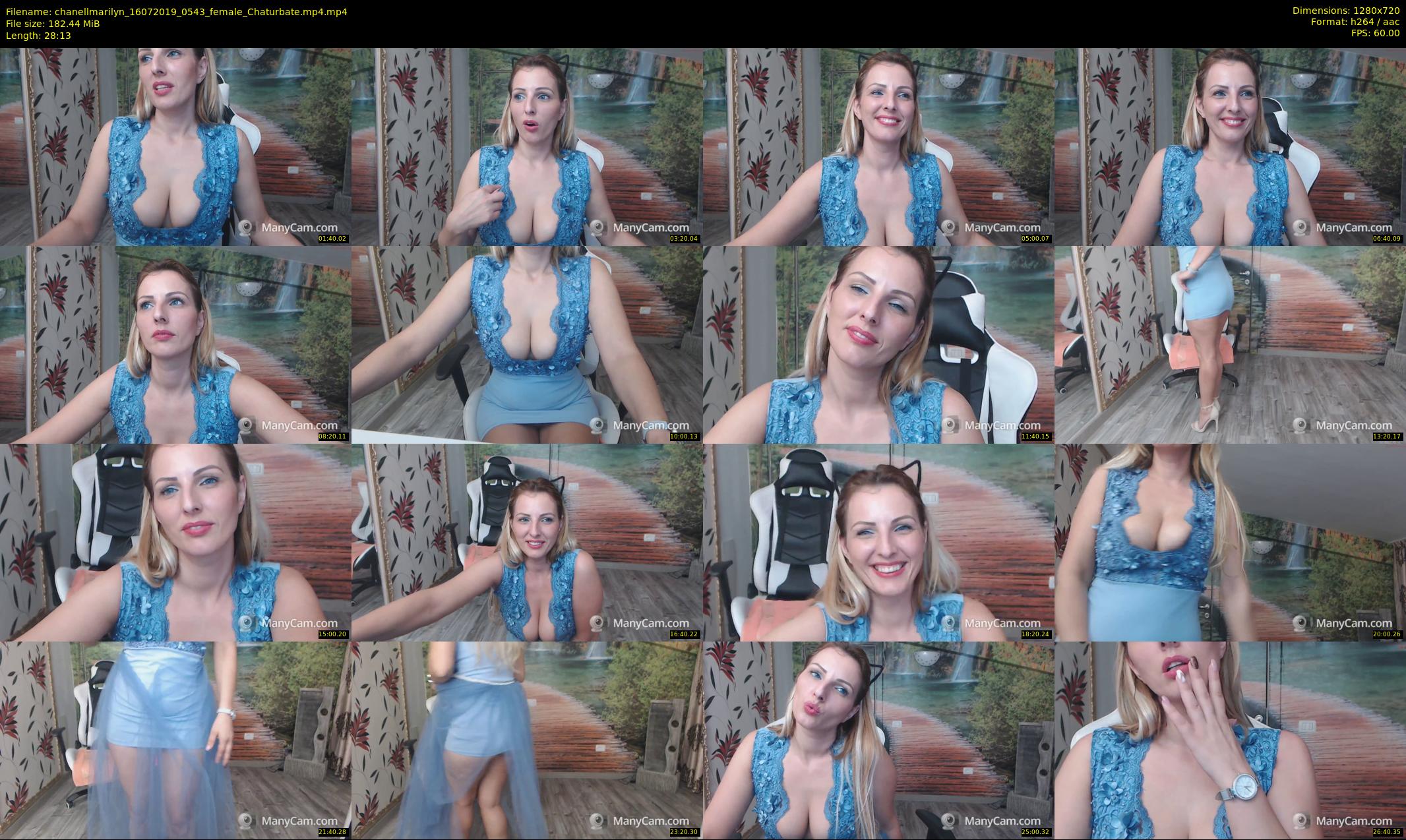 chanellmarilyn — 29 minute Chaturbate female cam show recording, 720p, Jul 16, 2019