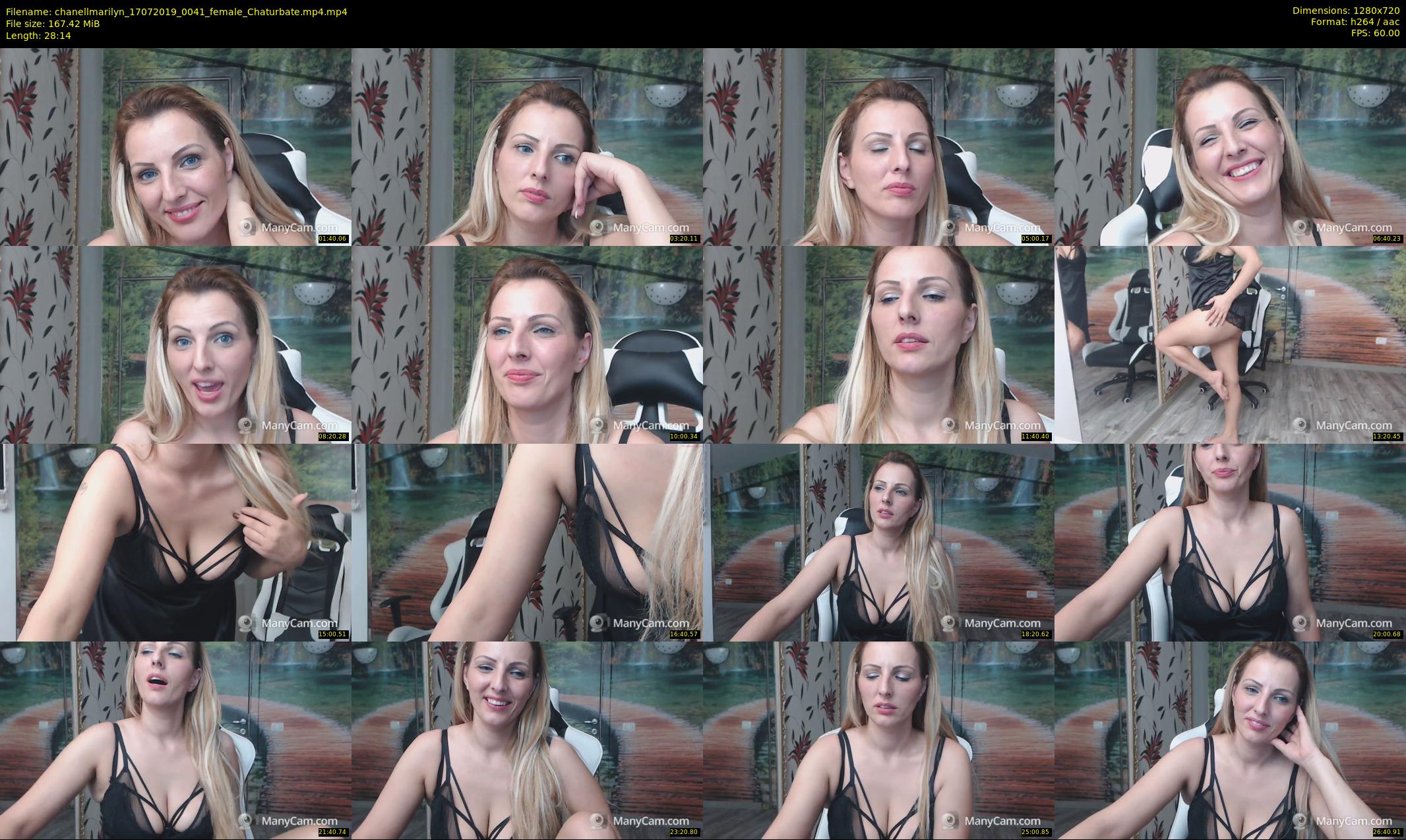 chanellmarilyn — 29 minute Chaturbate female cam show recording, 720p, Jul 17, 2019