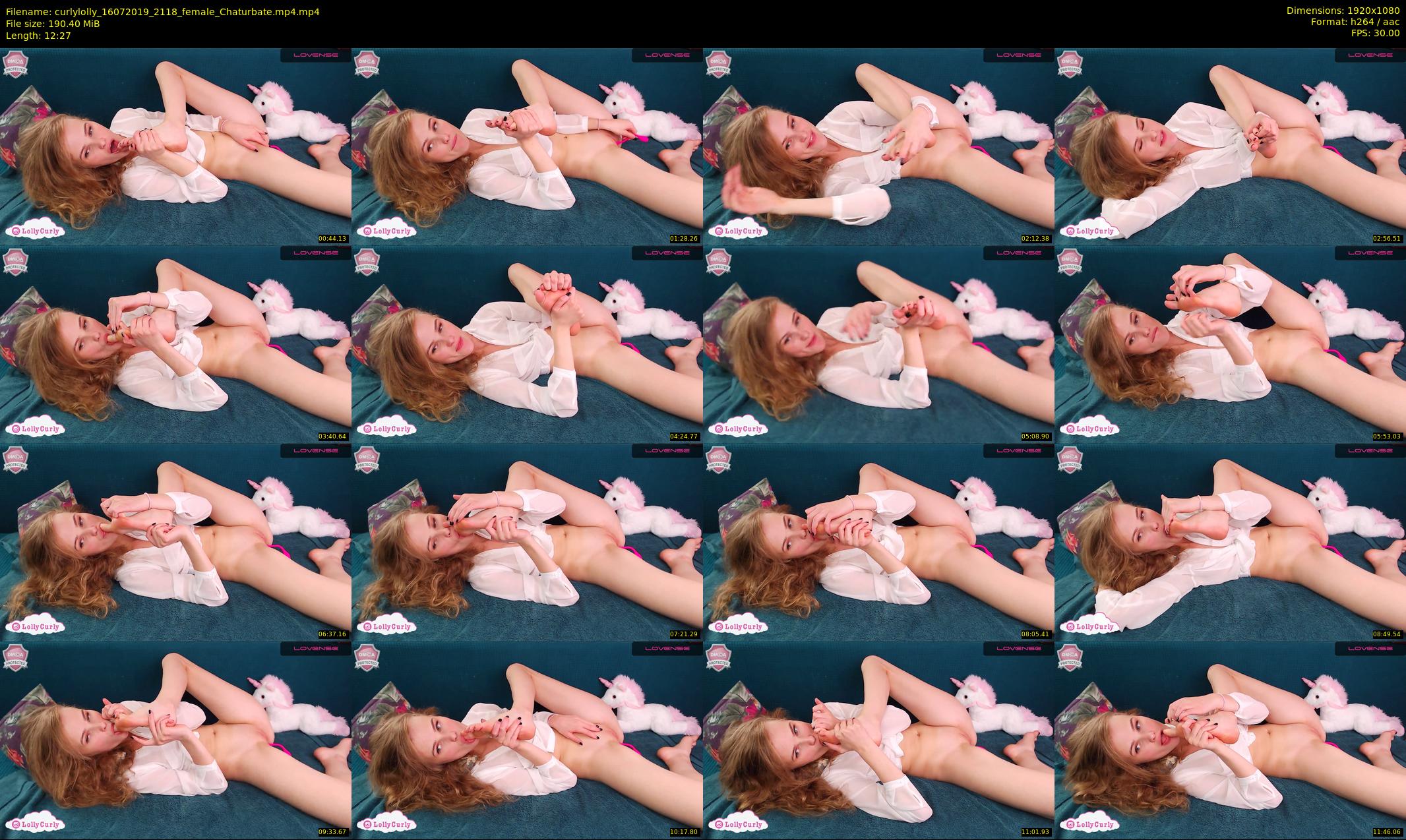 curlylolly — 13 minute Chaturbate female cam show recording, 1080p, Jul 16, 2019
