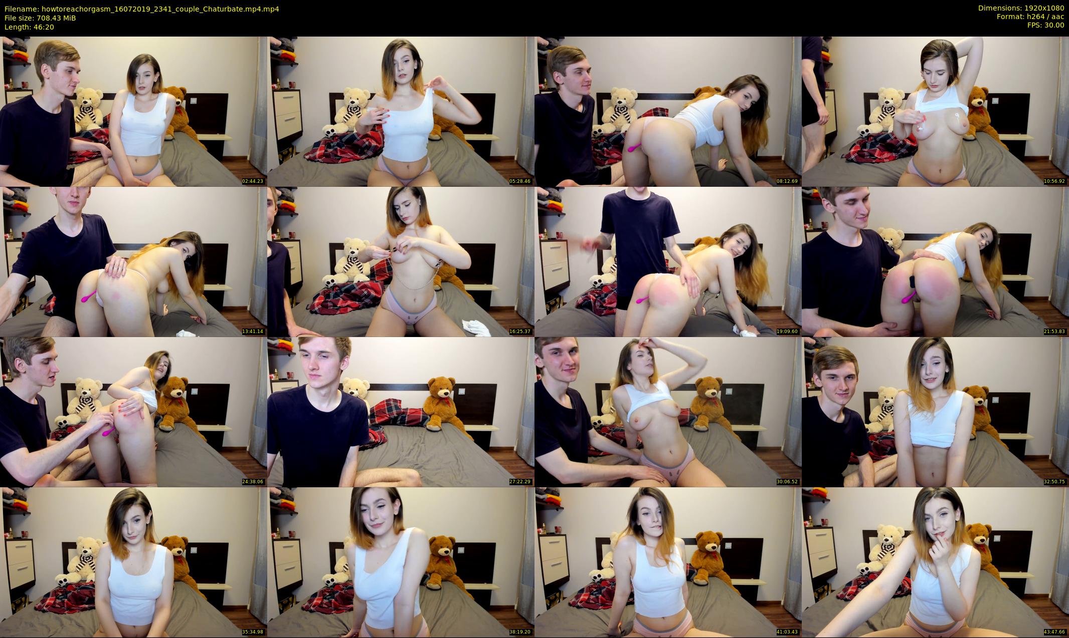 howtoreachorgasm — 47 minute Chaturbate couple cam show recording, 1080p, Jul 16, 2019