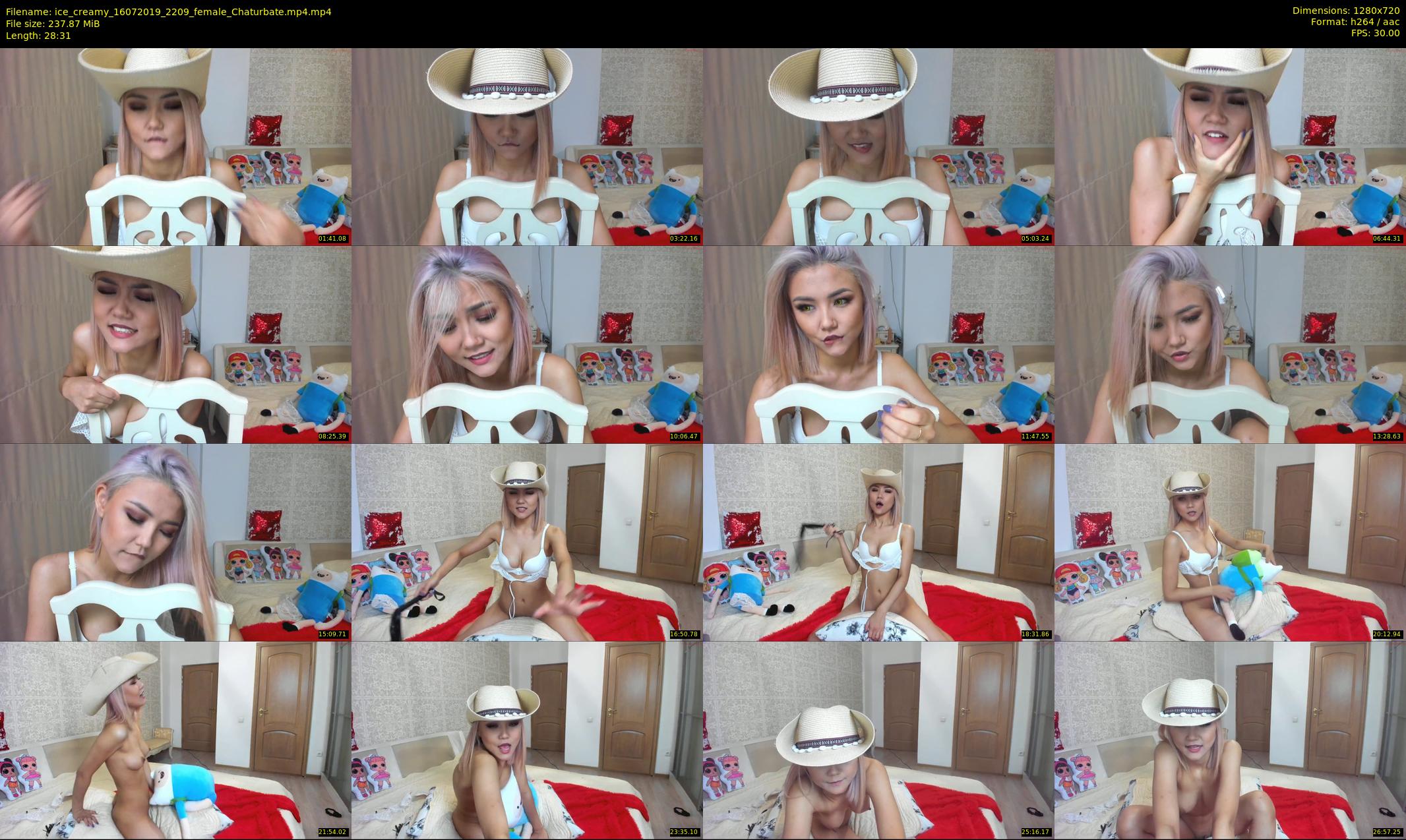 ice_creamy — 29 minute Chaturbate female cam show recording, 720p, Jul 16, 2019