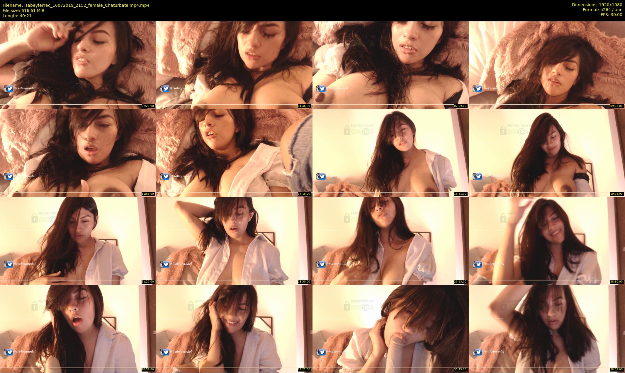 isabeyferrec — 41 minute Chaturbate female cam show recording, 1080p, Jul 16, 2019