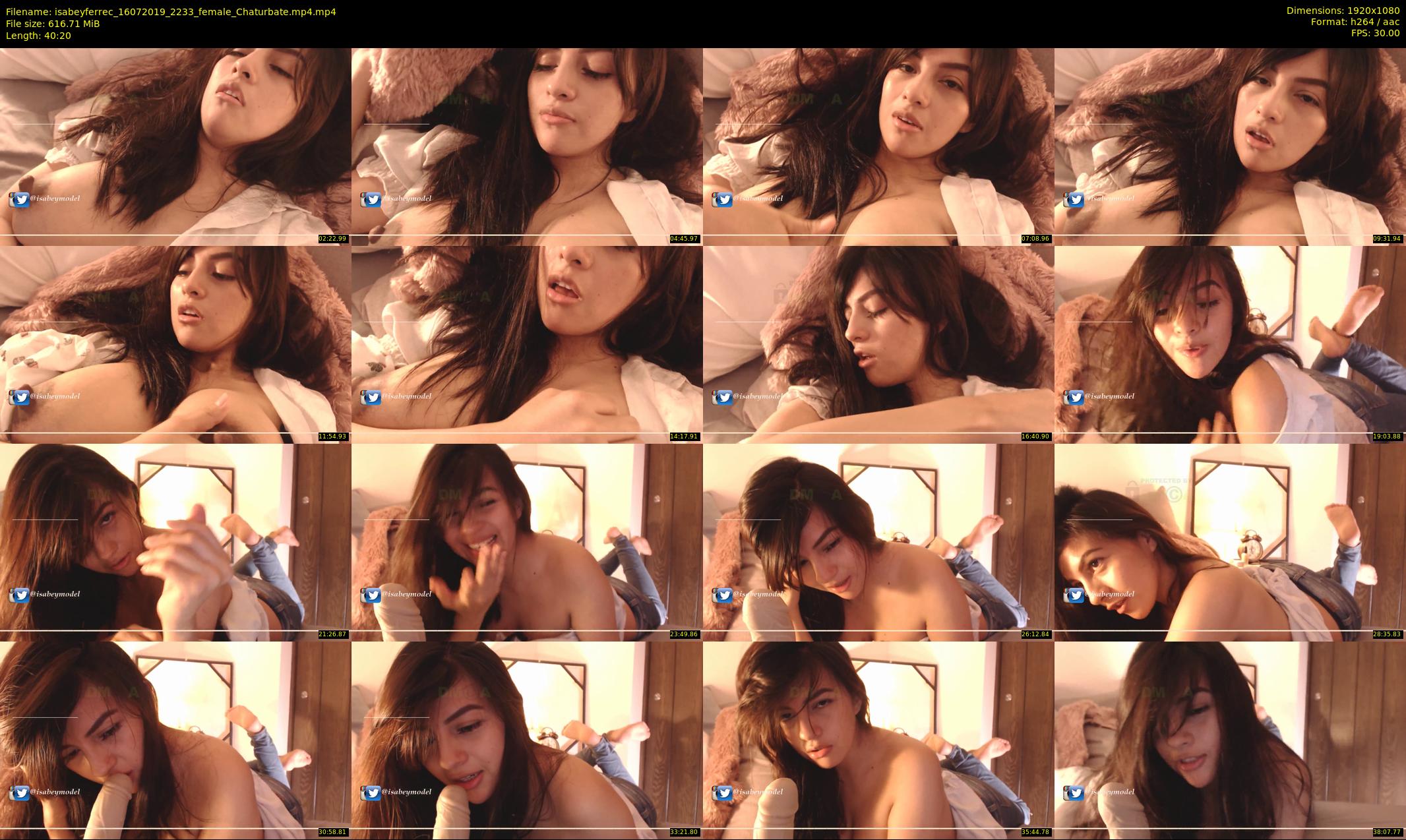 isabeyferrec — 41 minute Chaturbate female cam show recording, 1080p, Jul 16, 2019
