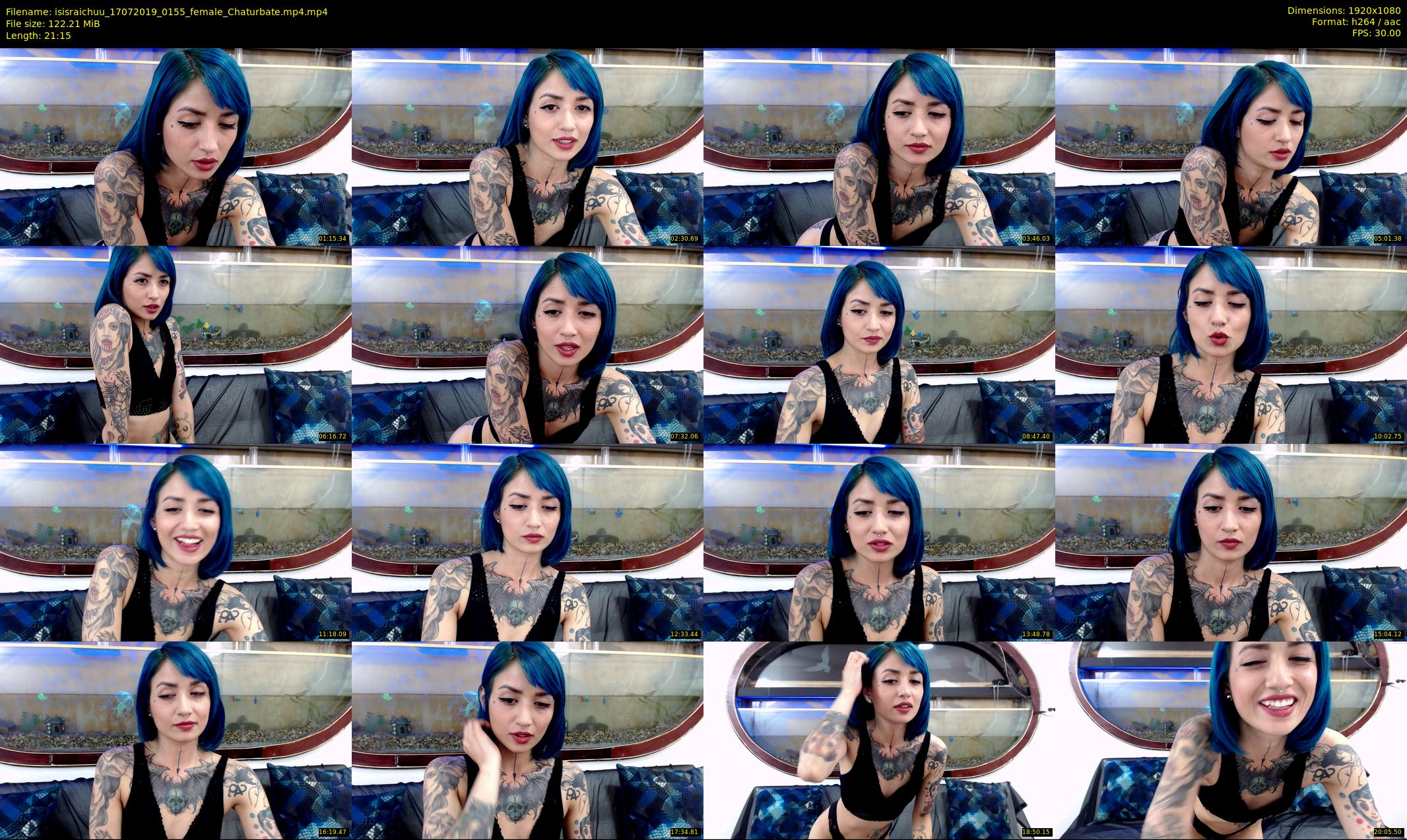 isisraichuu — 22 minute Chaturbate female cam show recording, 1080p, Jul 17, 2019