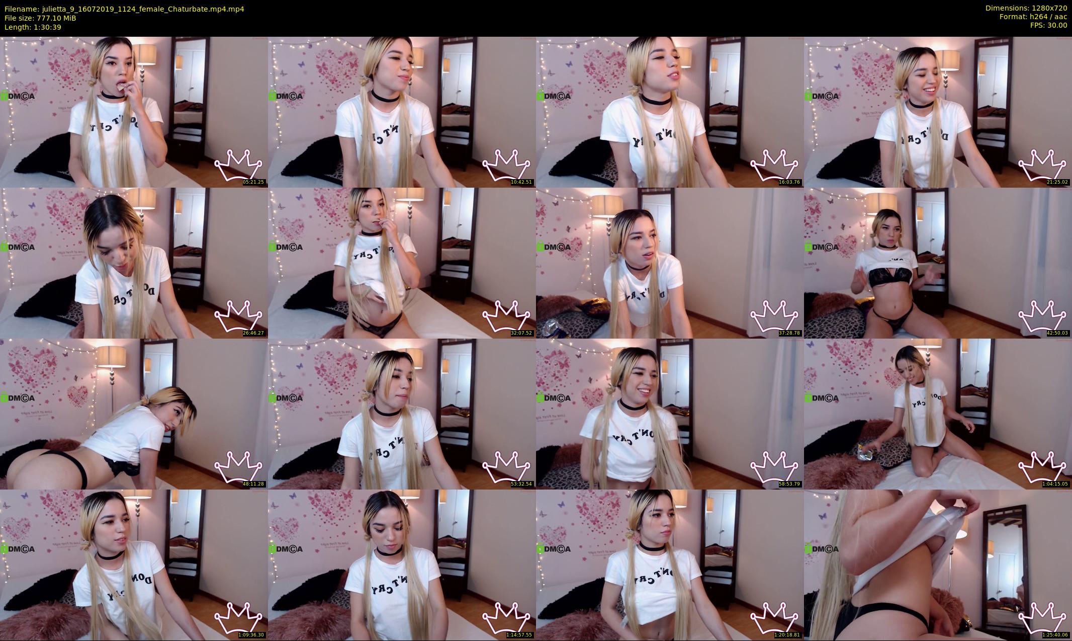 julietta_9 — 91 minute Chaturbate female cam show recording, 720p, Jul 16, 2019
