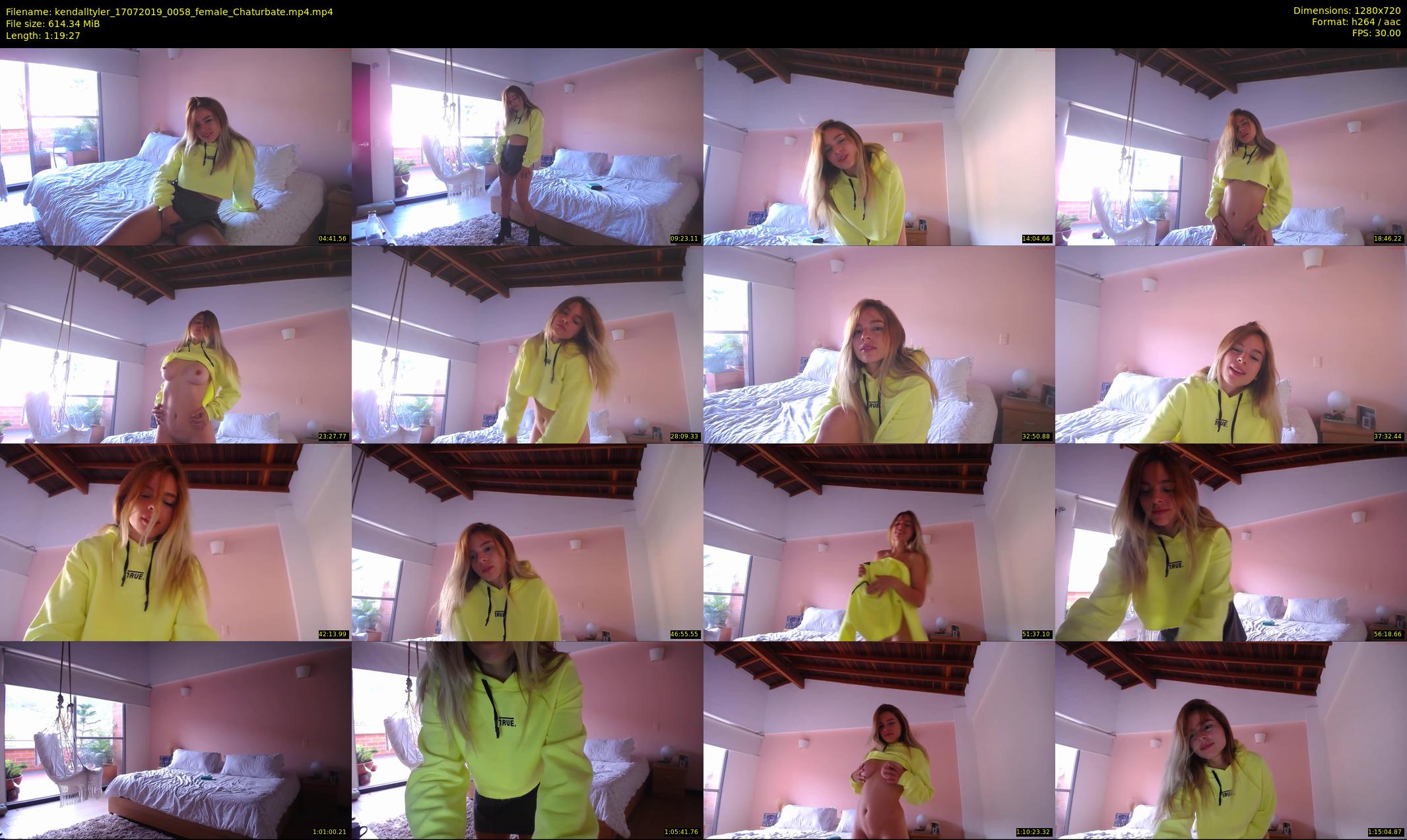 kendalltyler — 80 minute Chaturbate female cam show recording, 720p, Jul 17, 2019