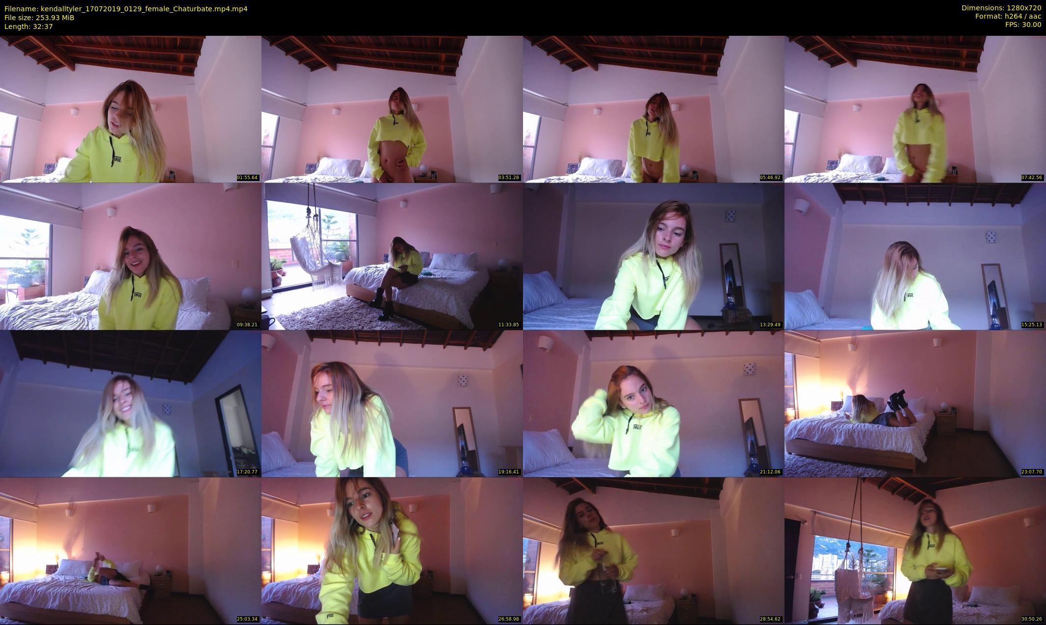 kendalltyler — 33 minute Chaturbate female cam show recording, 720p, Jul 17, 2019