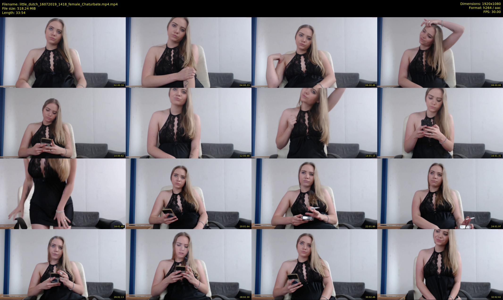 little_dutch — 34 minute Chaturbate female cam show recording, 1080p, Jul 16, 2019