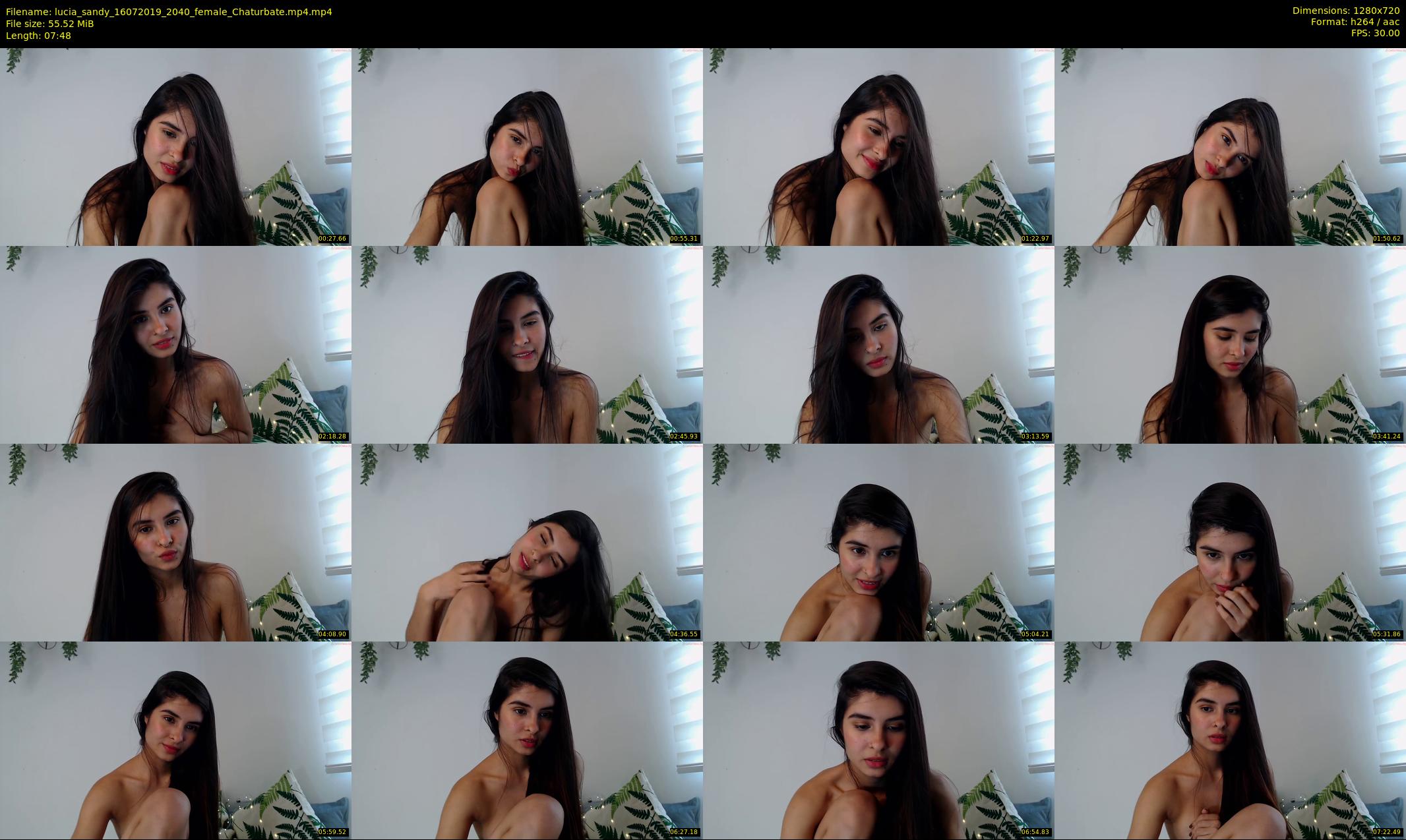 lucia_sandy — 8 minute Chaturbate female cam show recording, 720p, Jul 16, 2019