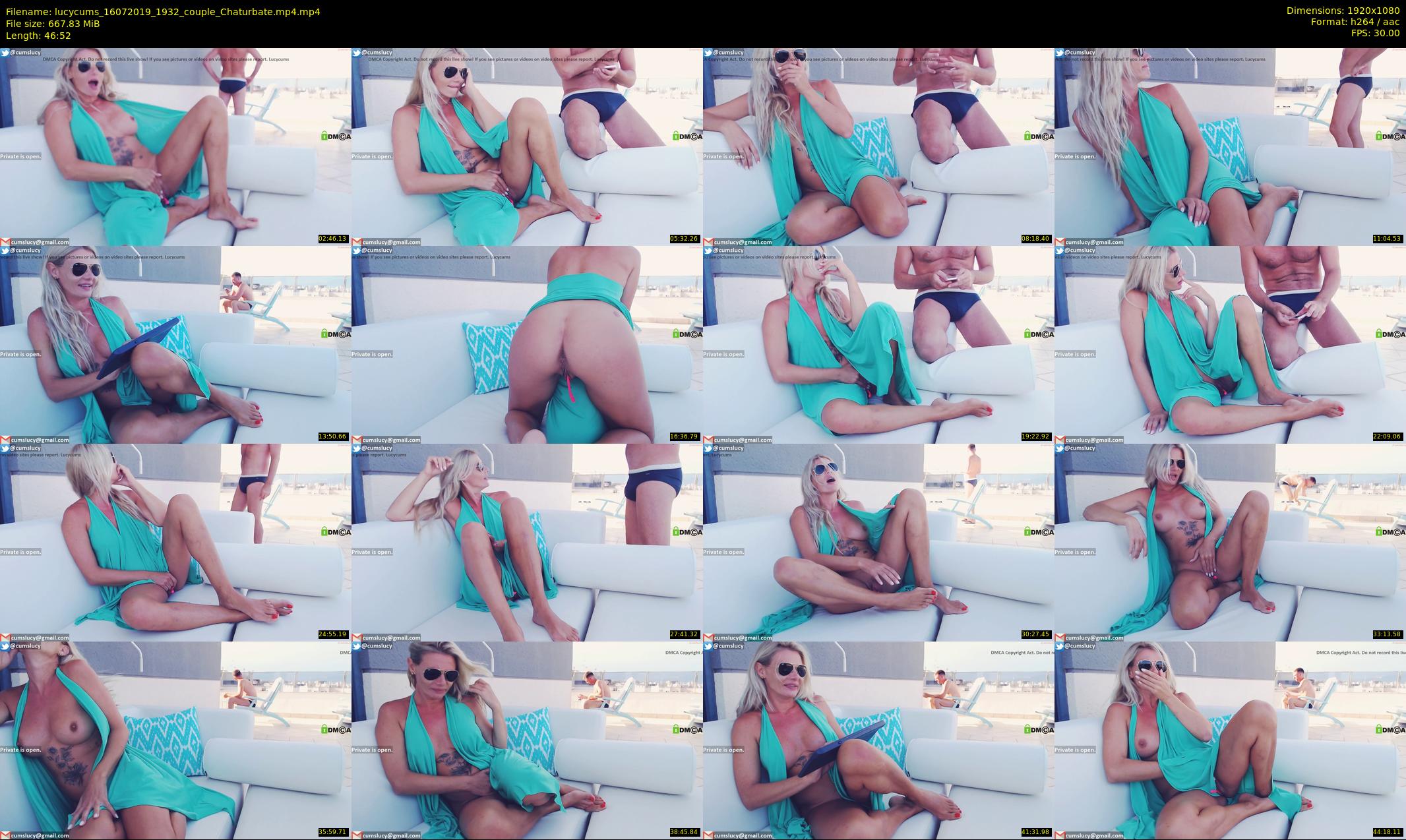lucycums — 47 minute Chaturbate couple cam show recording, 1080p, Jul 16, 2019
