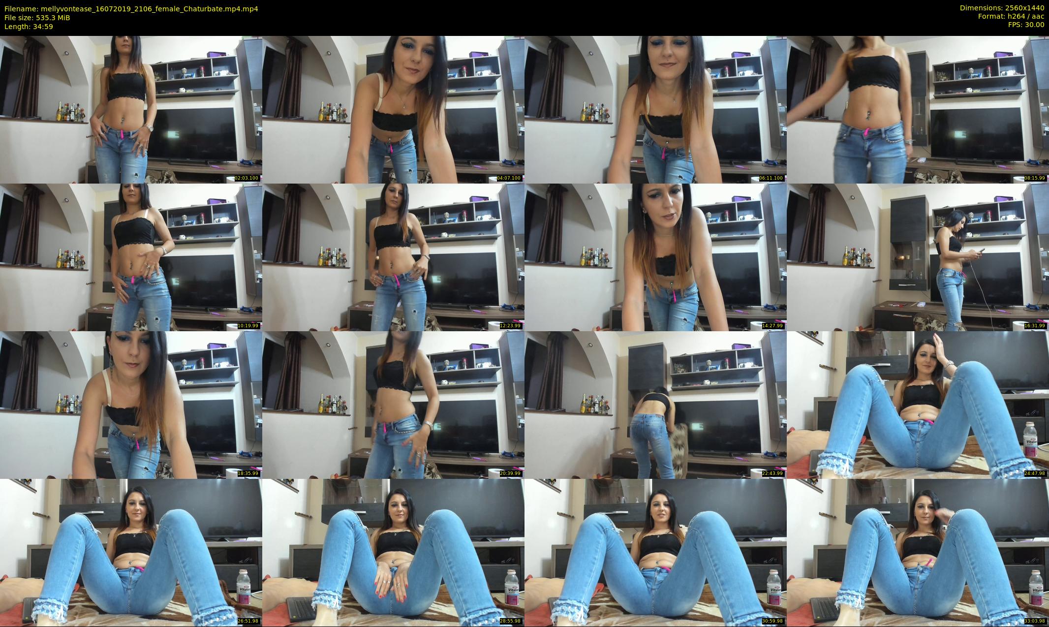 mellyvontease — 35 minute Chaturbate female cam show recording, 1080p, Jul 16, 2019