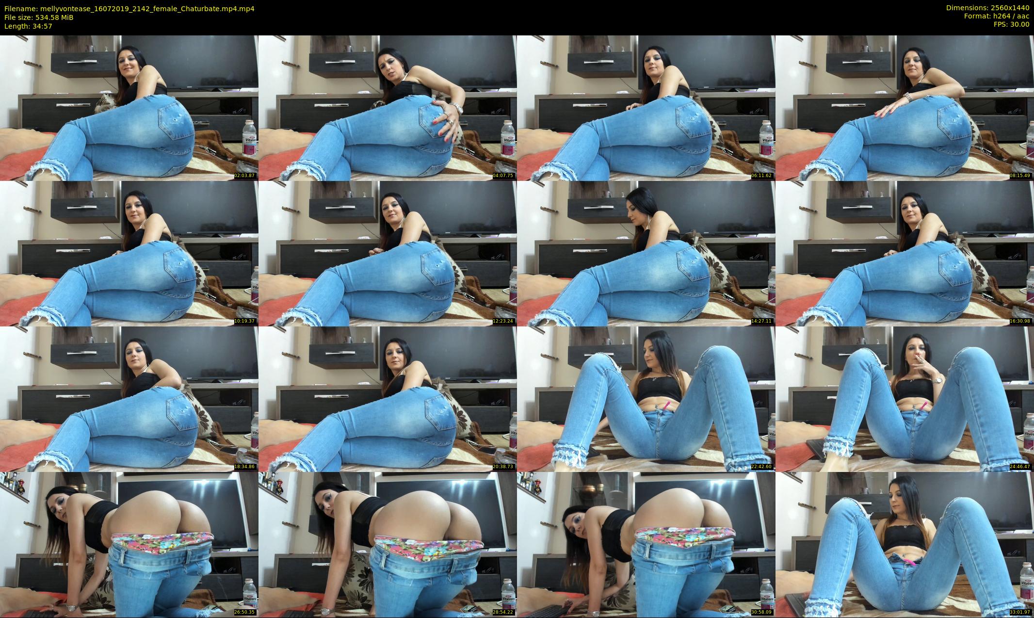 mellyvontease — 35 minute Chaturbate female cam show recording, 1080p, Jul 16, 2019