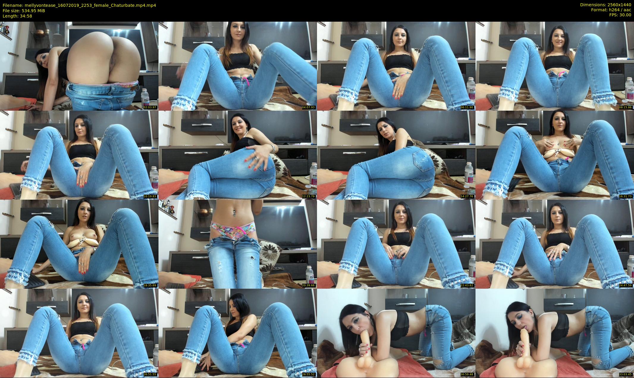 mellyvontease — 35 minute Chaturbate female cam show recording, 1080p, Jul 16, 2019