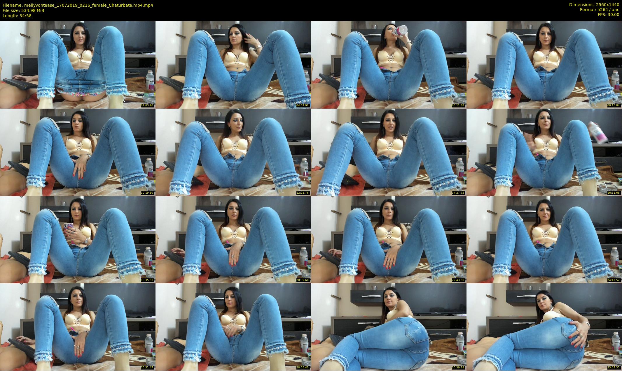 mellyvontease — 35 minute Chaturbate female cam show recording, 1080p, Jul 17, 2019