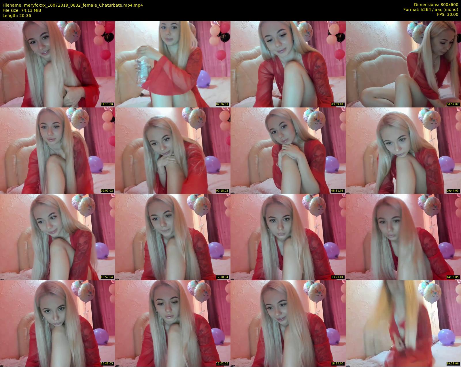 meryfoxxx — 21 minute Chaturbate female cam show recording, 480p, Jul 16, 2019