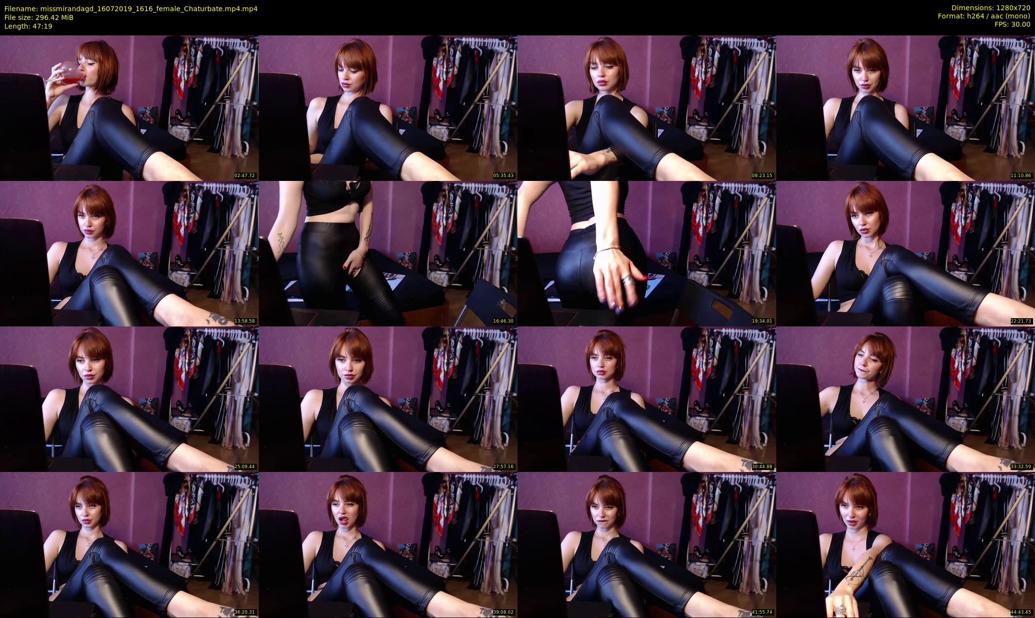 missmirandagd — 48 minute Chaturbate female cam show recording, 720p, Jul 16, 2019