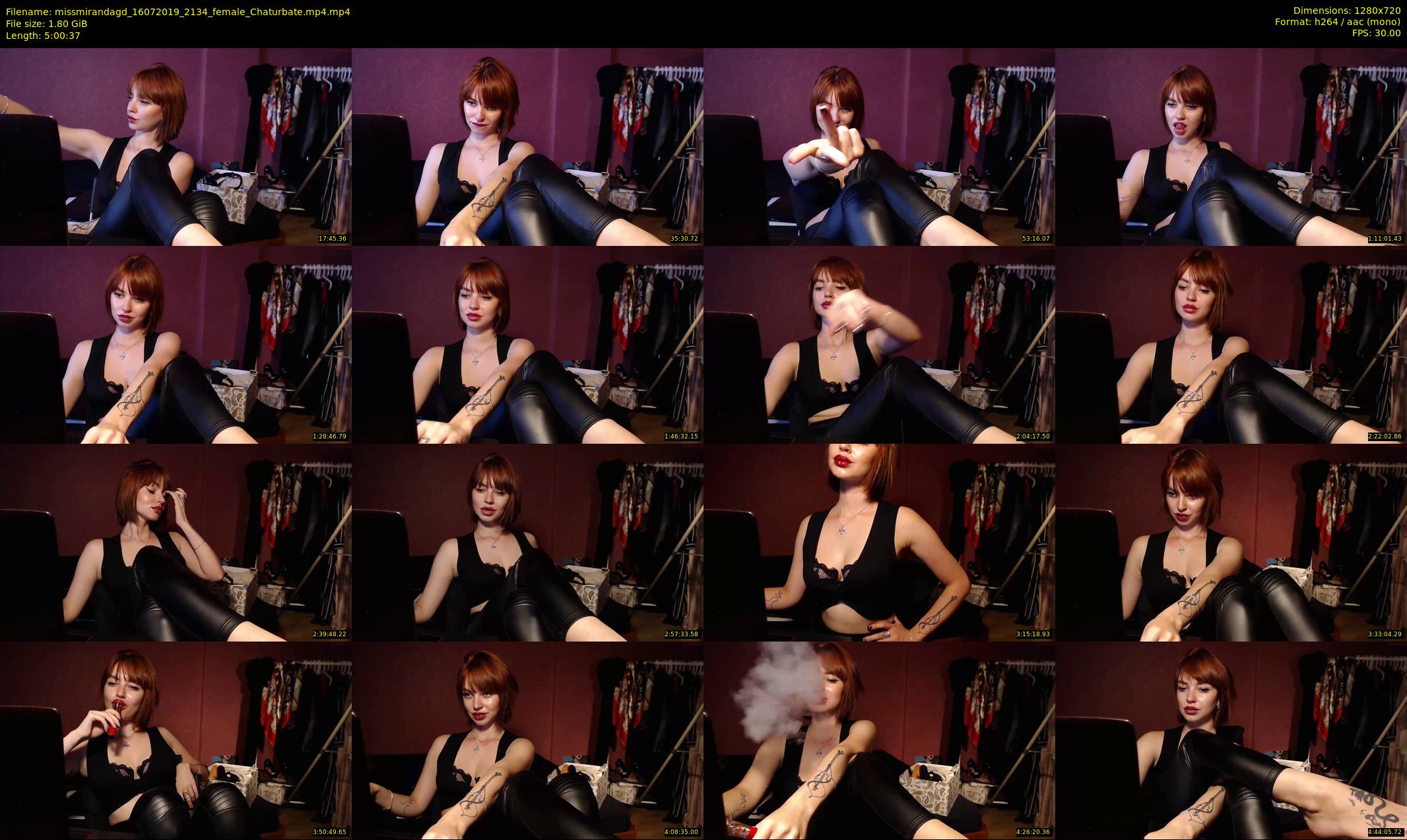 missmirandagd — 301 minute Chaturbate female cam show recording, 720p, Jul 16, 2019
