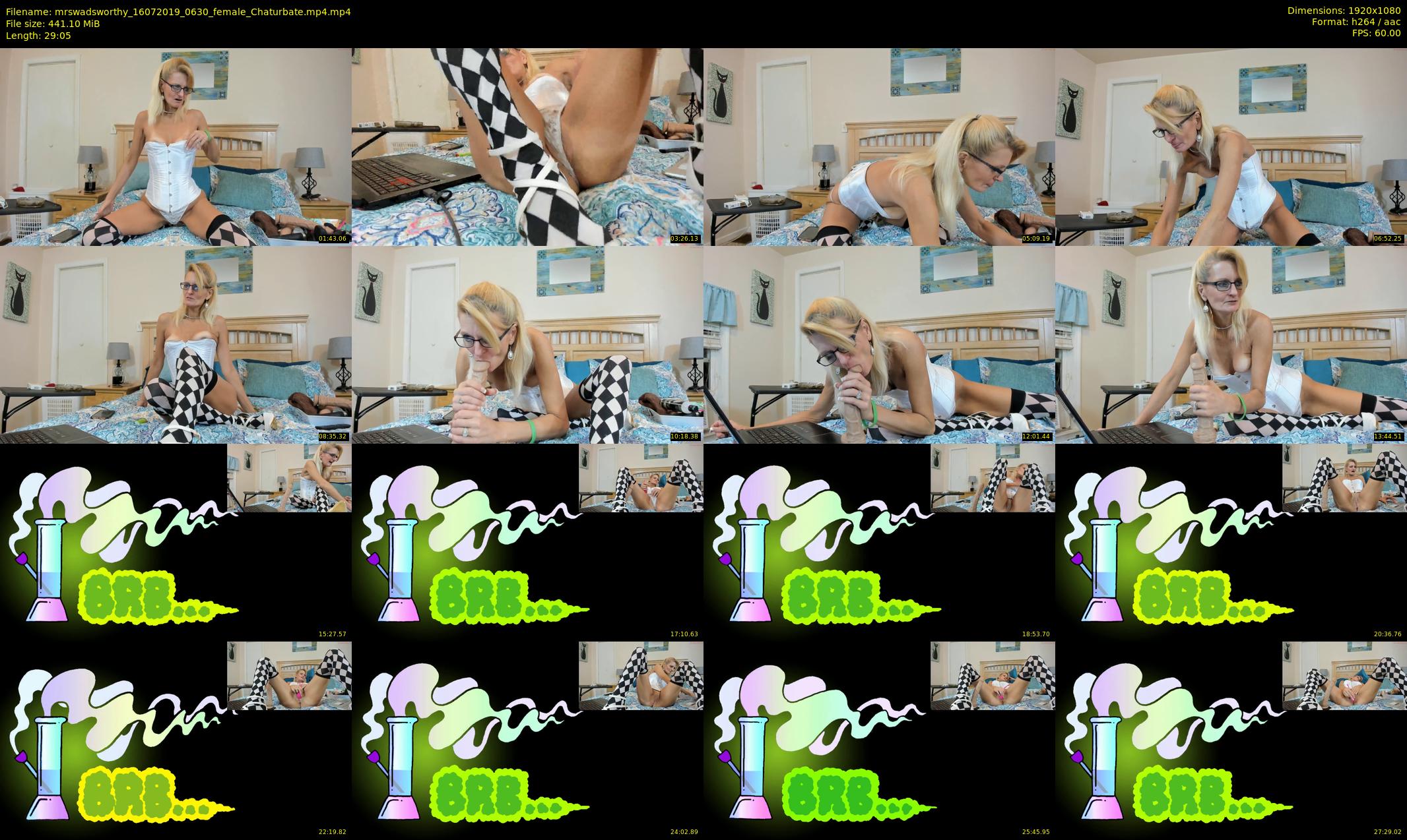 mrswadsworthy — 30 minute Chaturbate female cam show recording, 1080p, Jul 16, 2019