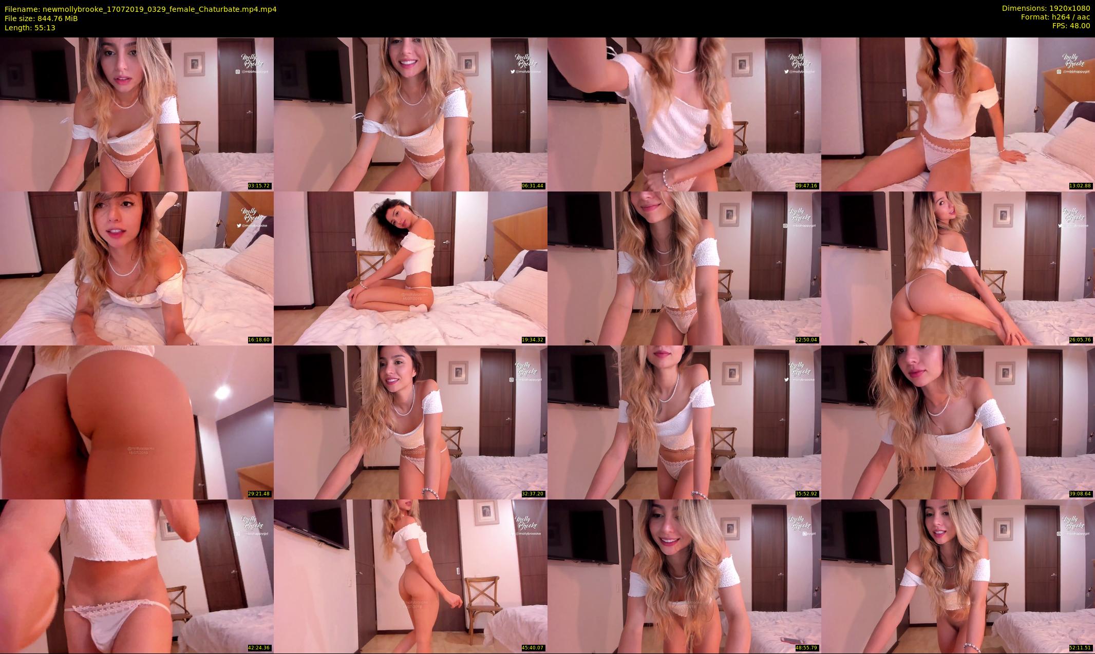 newmollybrooke — 56 minute Chaturbate female cam show recording, 1080p, Jul 17, 2019